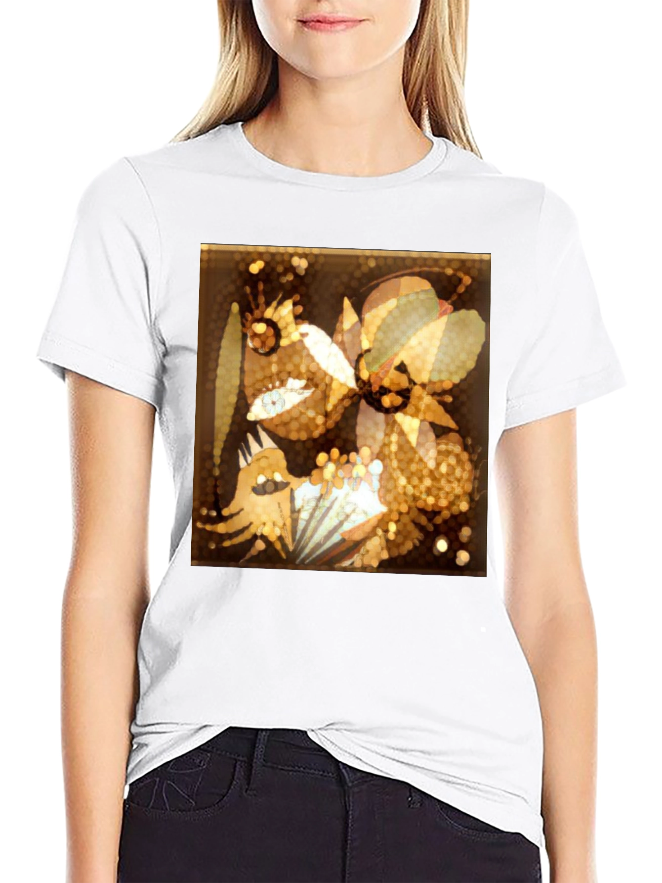 Abstract Art Graphic T-Shirt - Modern Style