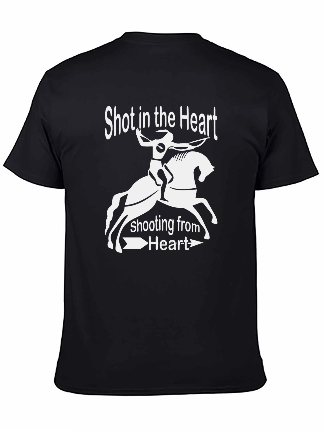 Shot in the Heart Graphic T-Shirt