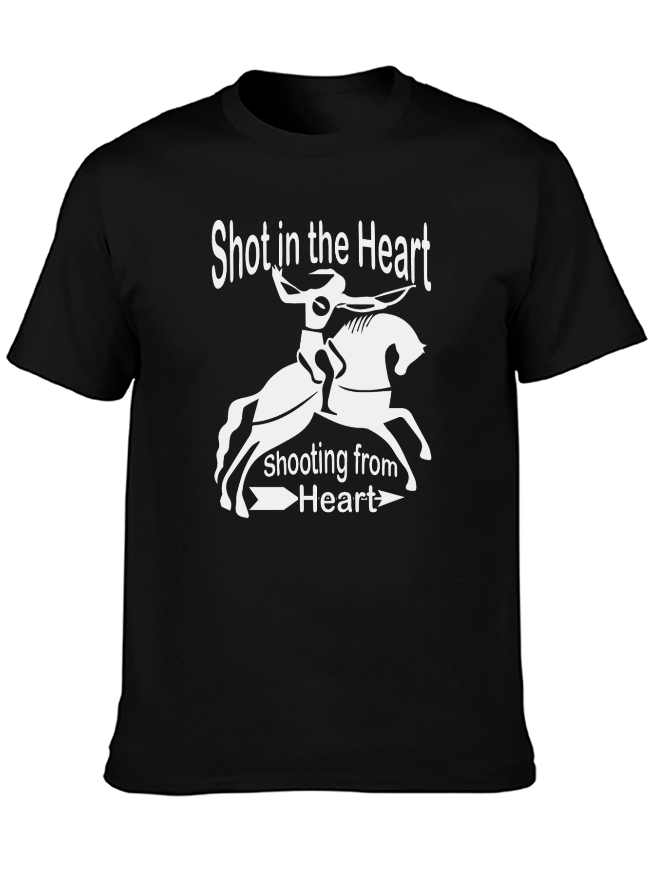 Shot in the Heart Graphic T-Shirt