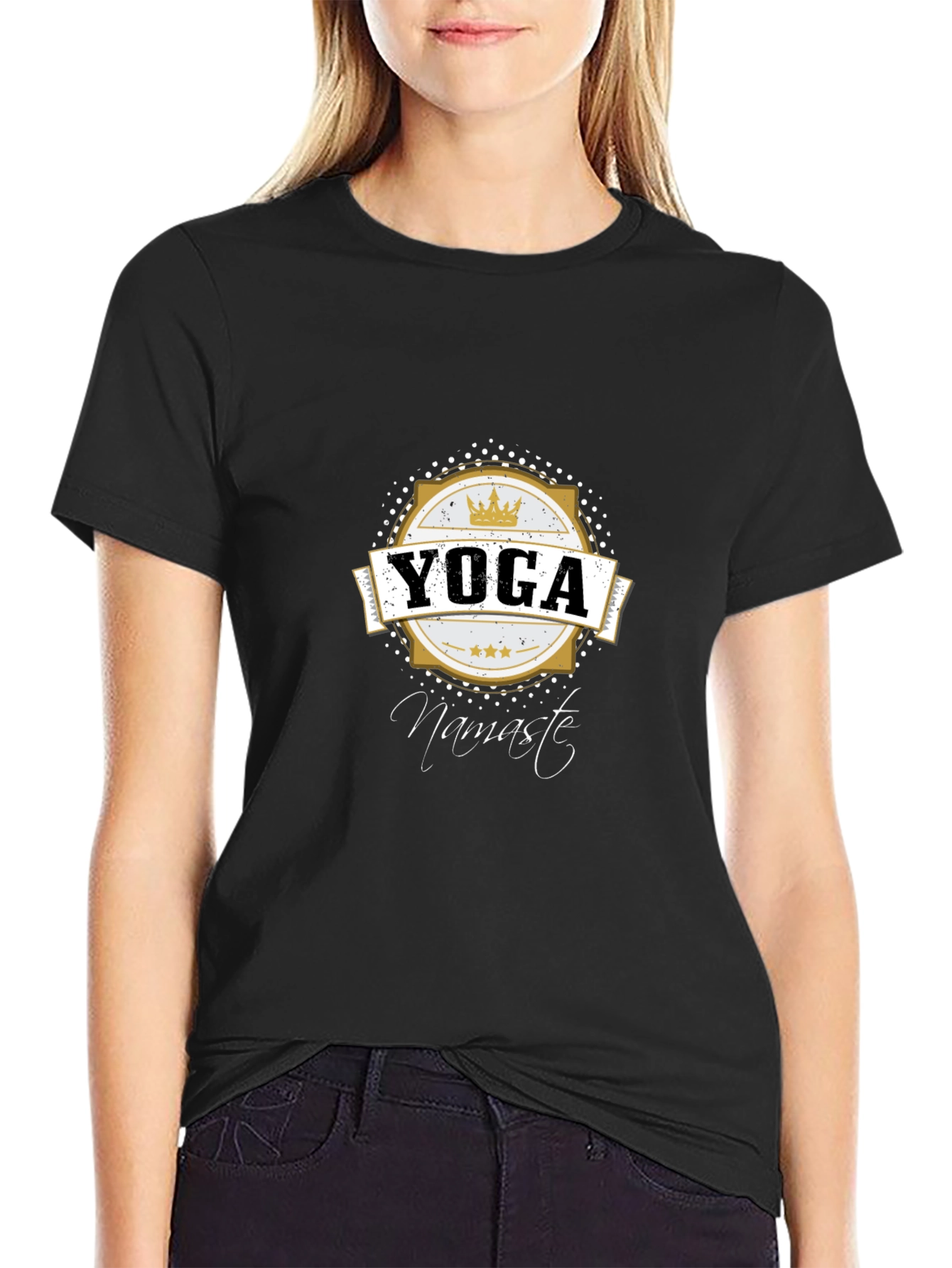 Yoga Namaste Graphic T-Shirt
