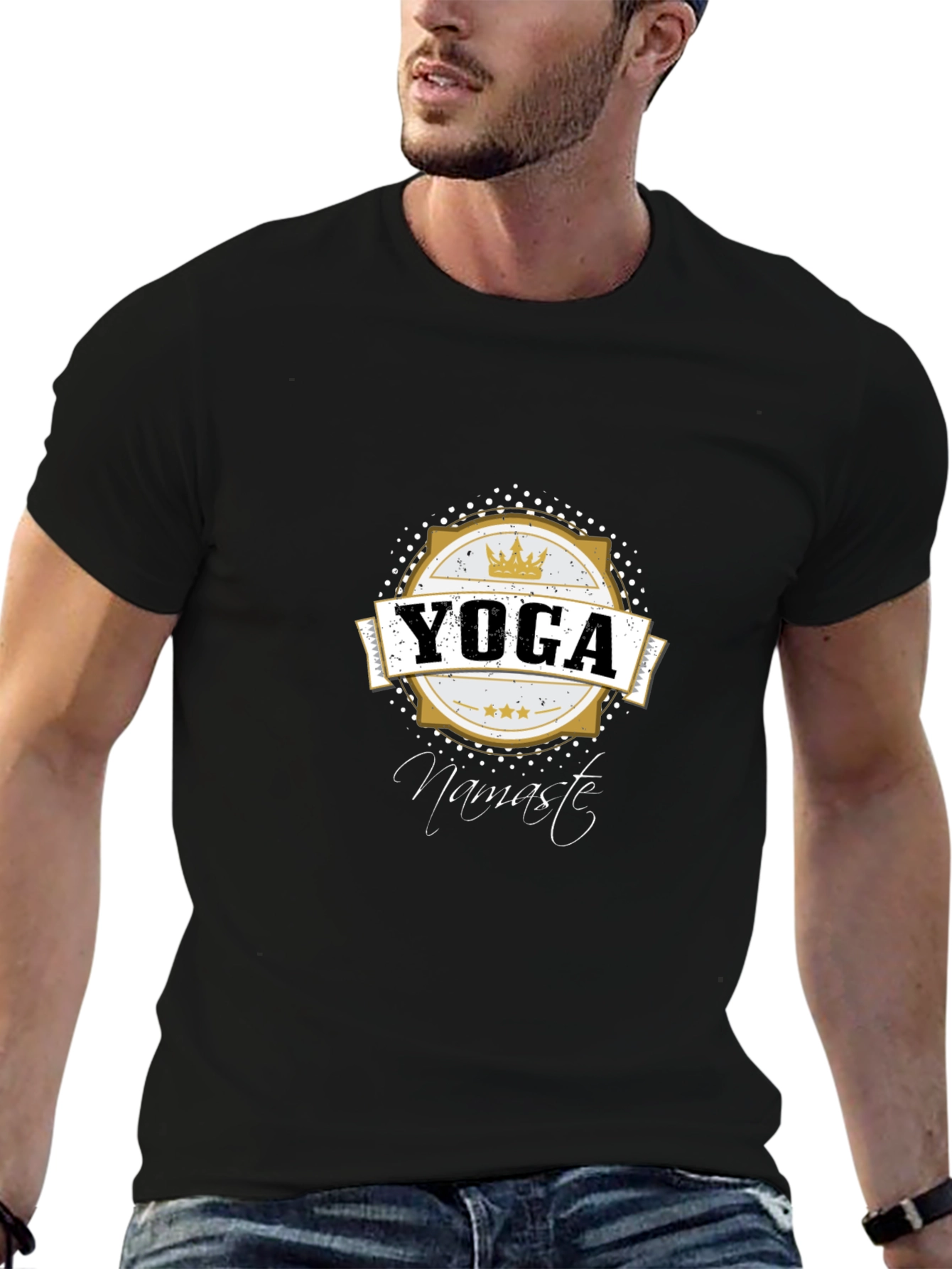 Yoga Namaste Graphic T-Shirt