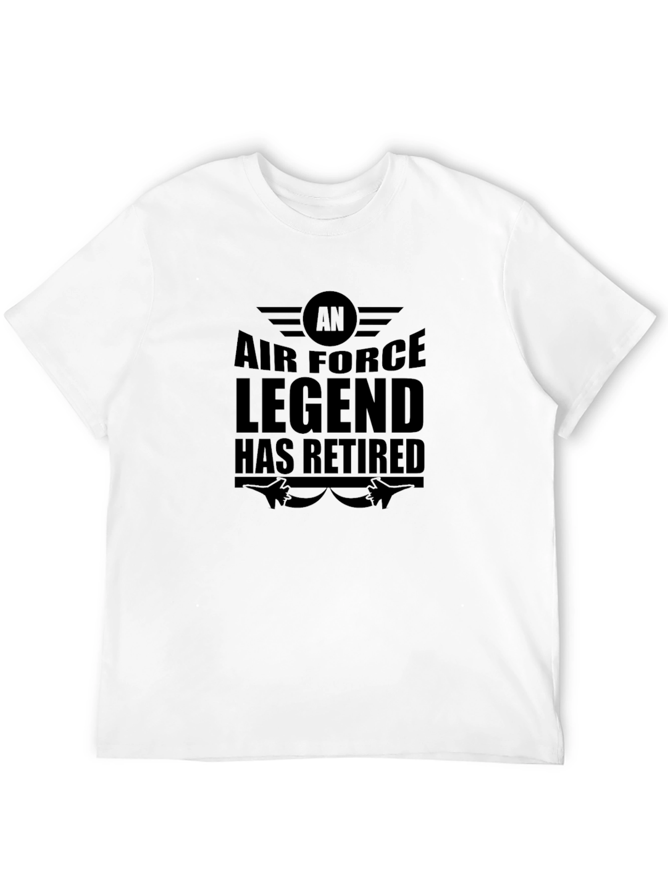 Air Force Legend Retired Black T-Shirt