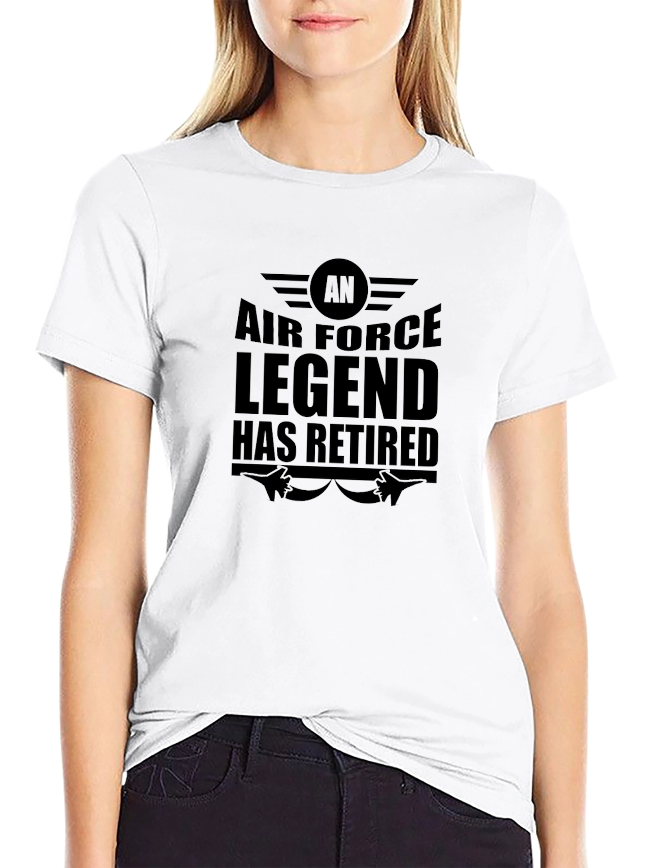 Air Force Legend Retired Black T-Shirt