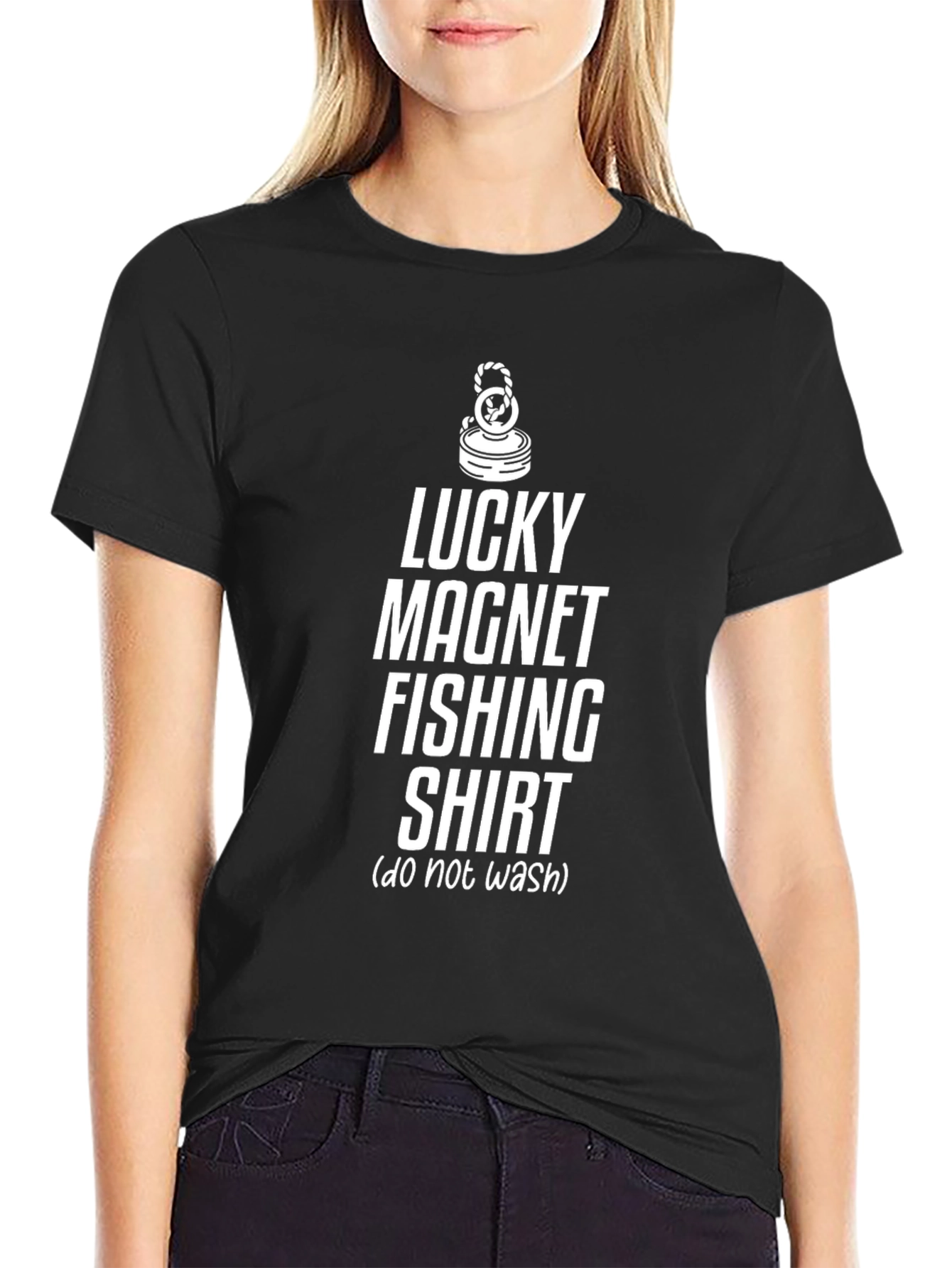 Lucky Magnet Fishing Shirt - Novelty Tee