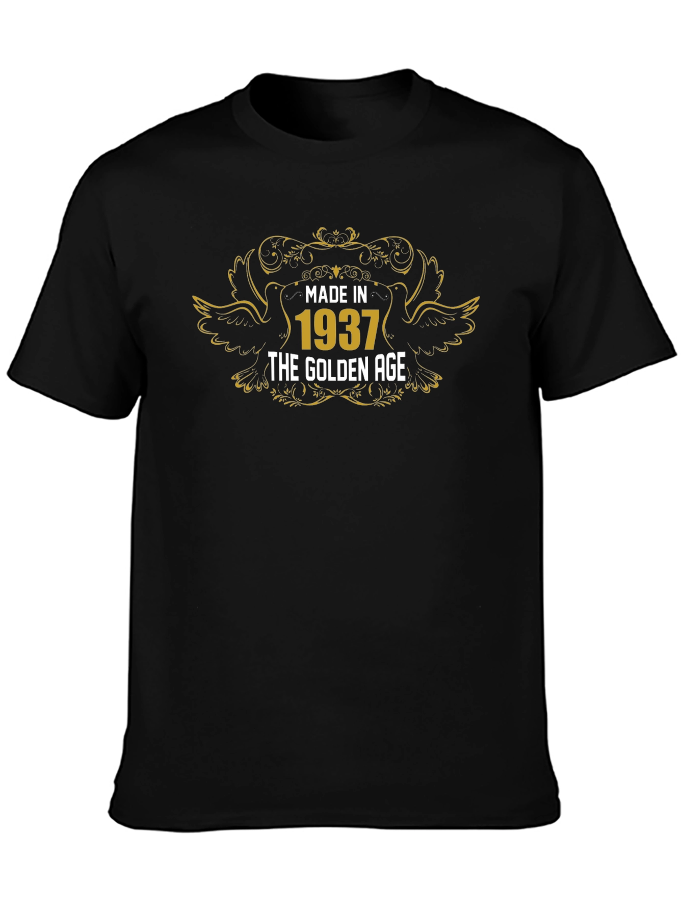 Made in 1937 Golden Age Black T-Shirt