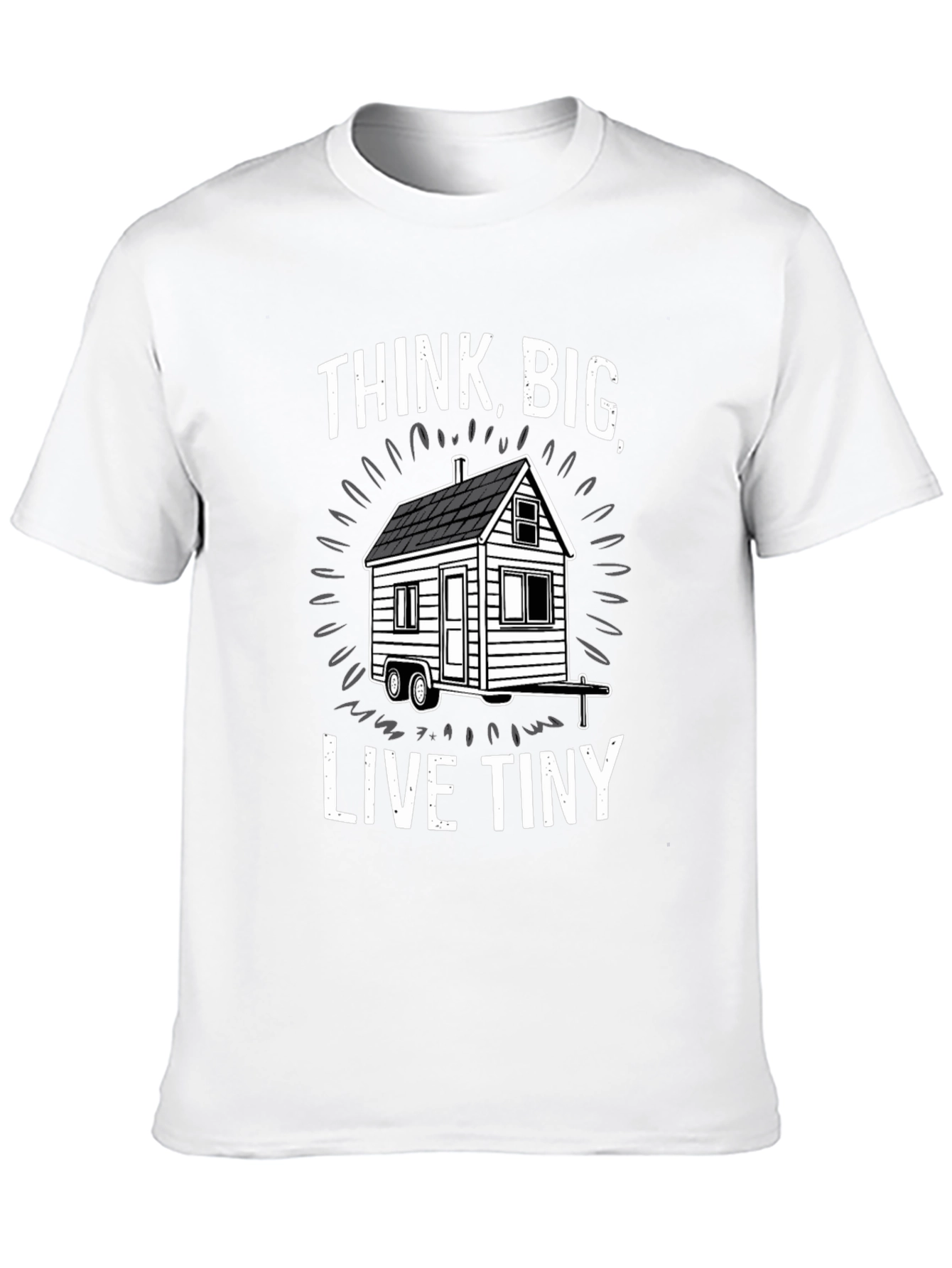 Think Big Live Tiny Black T-Shirt