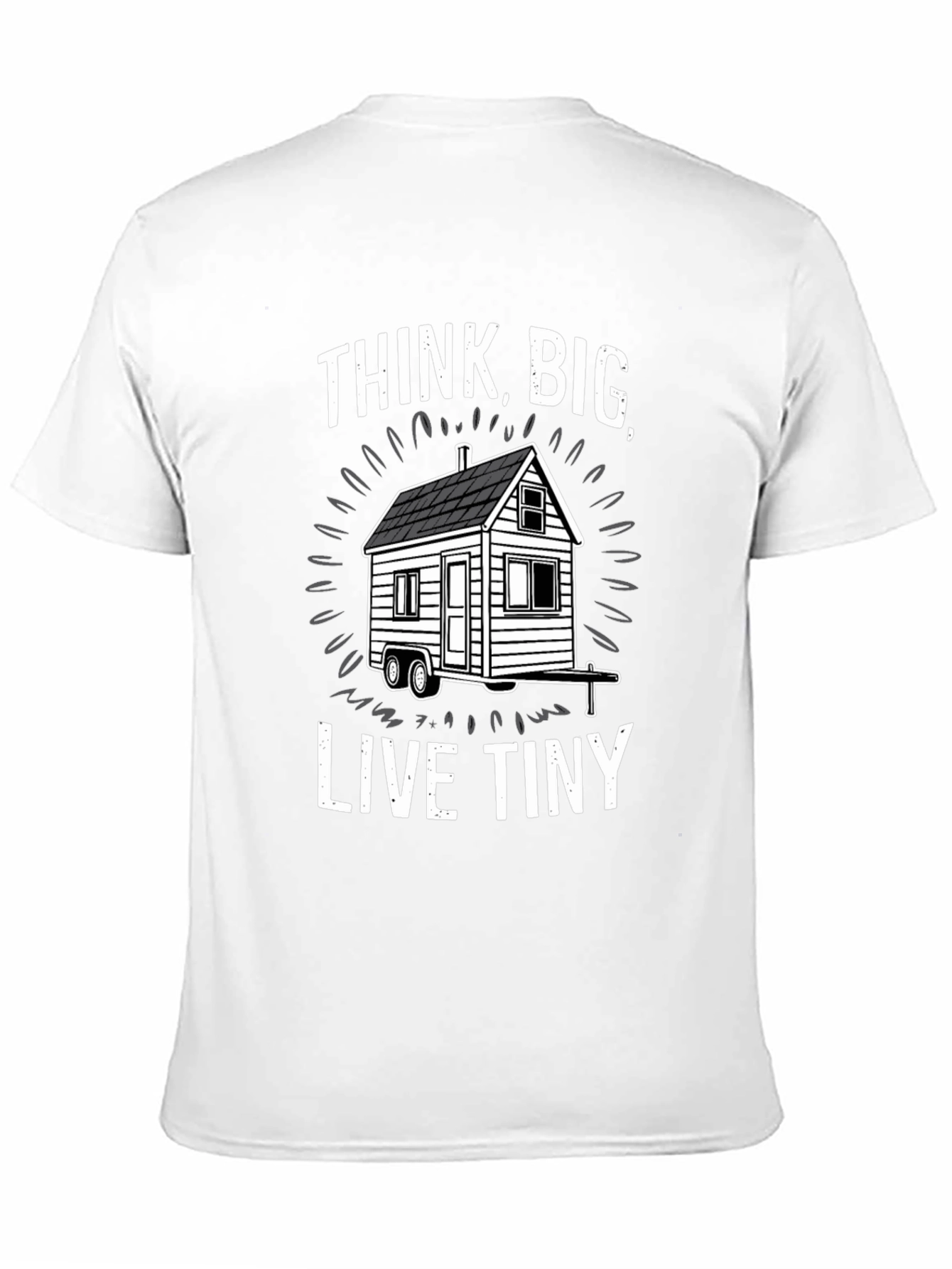Think Big Live Tiny Black T-Shirt
