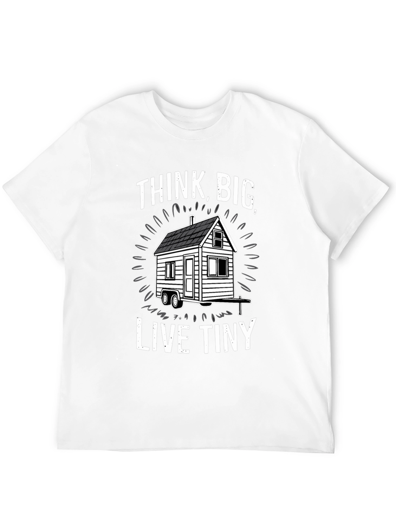 Think Big Live Tiny Black T-Shirt
