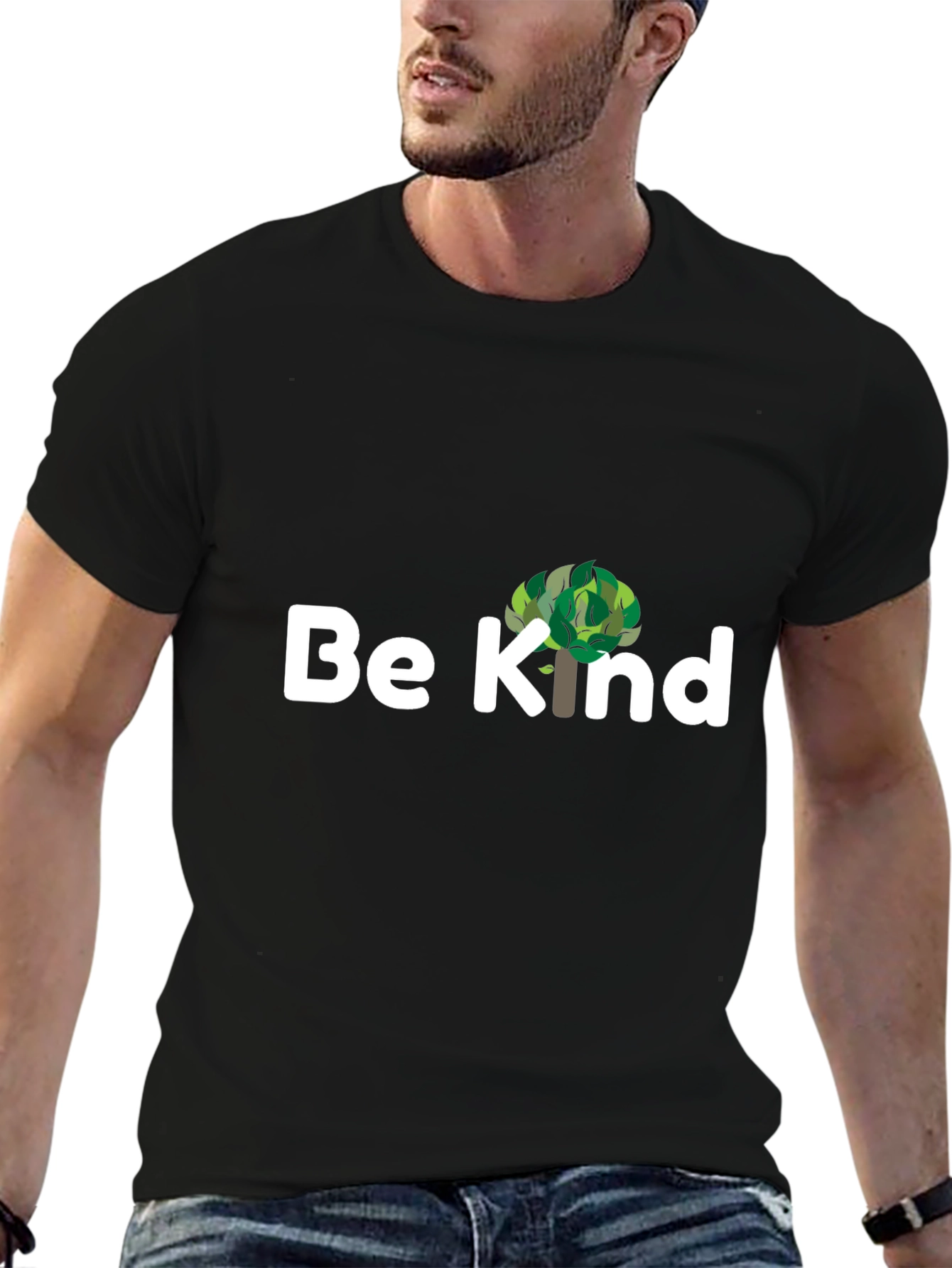 Be Kind Tree Graphic T-Shirt