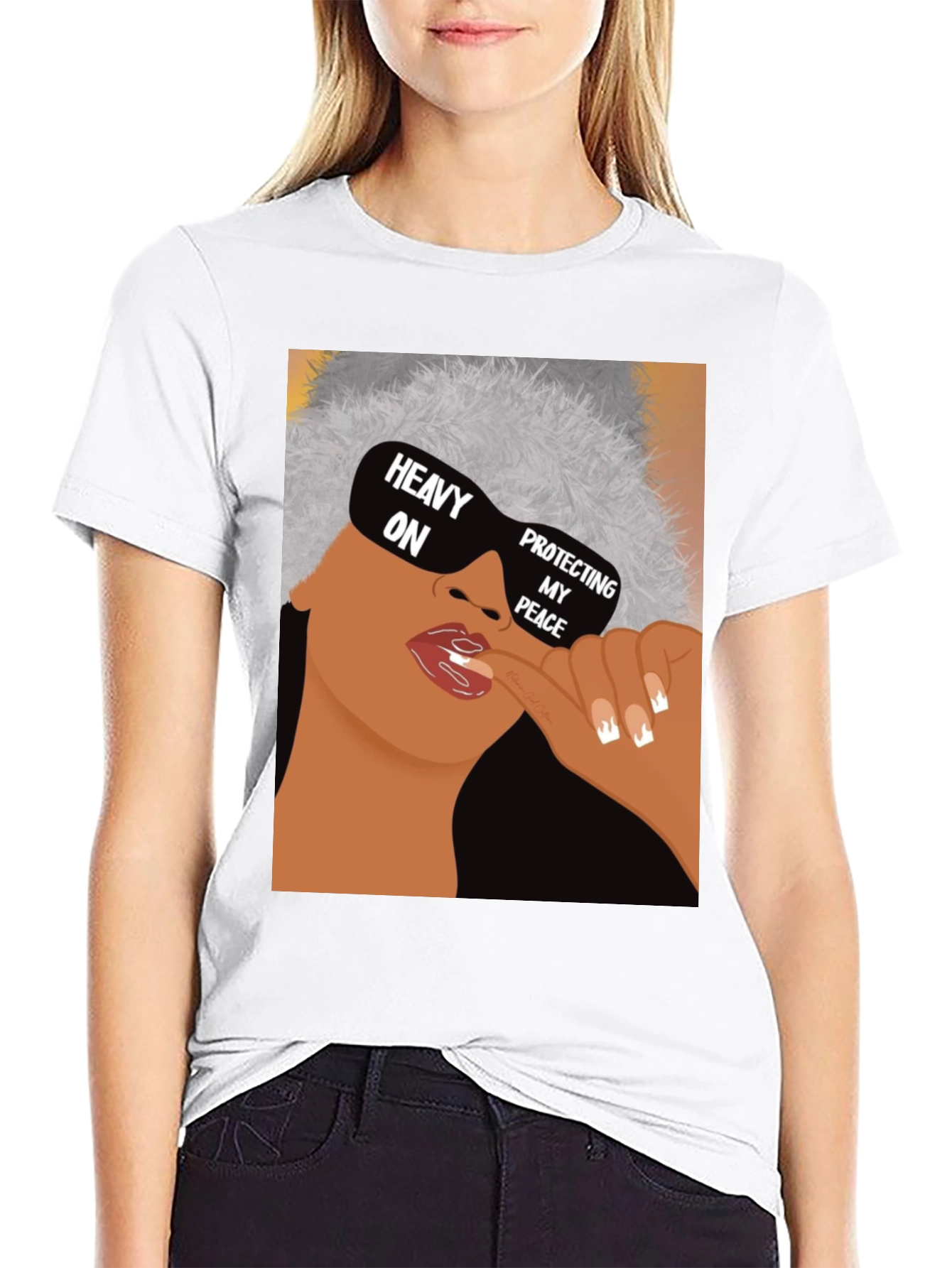 Heavy On Protecting My Peace Graphic T-Shirt