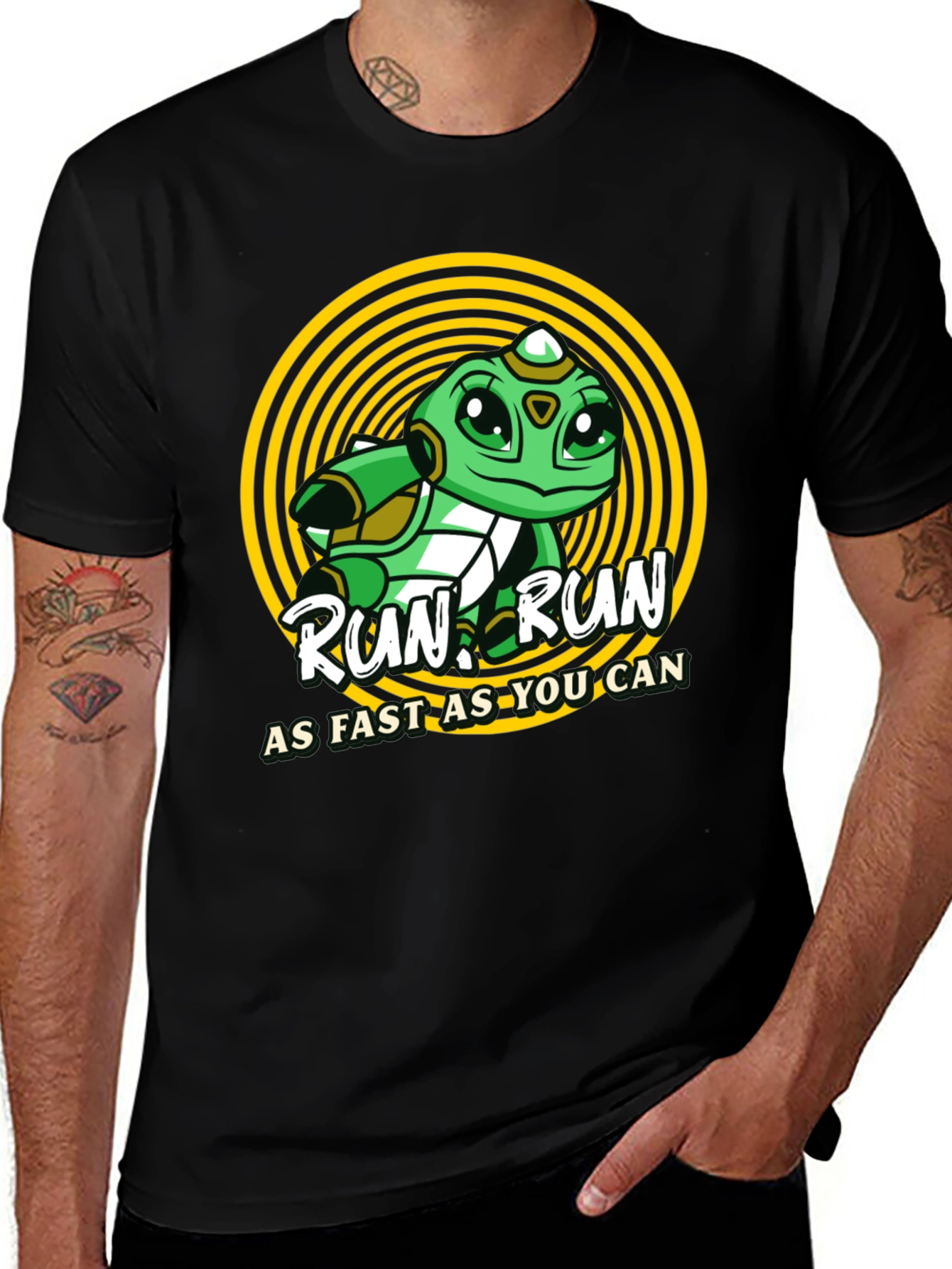 Run Turtle Graphic T-Shirt