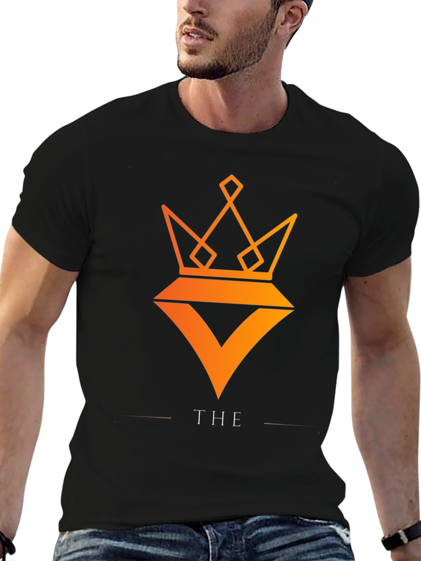 The Crown Black Tee