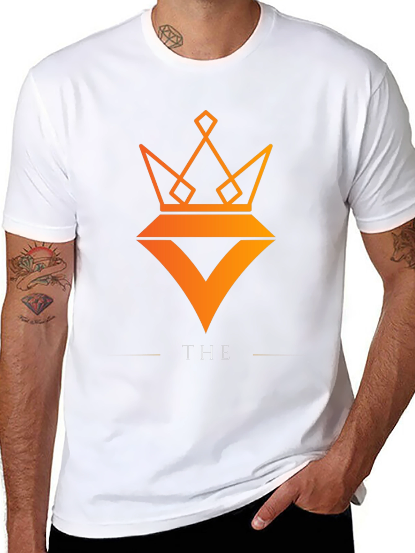 The Crown Black Tee