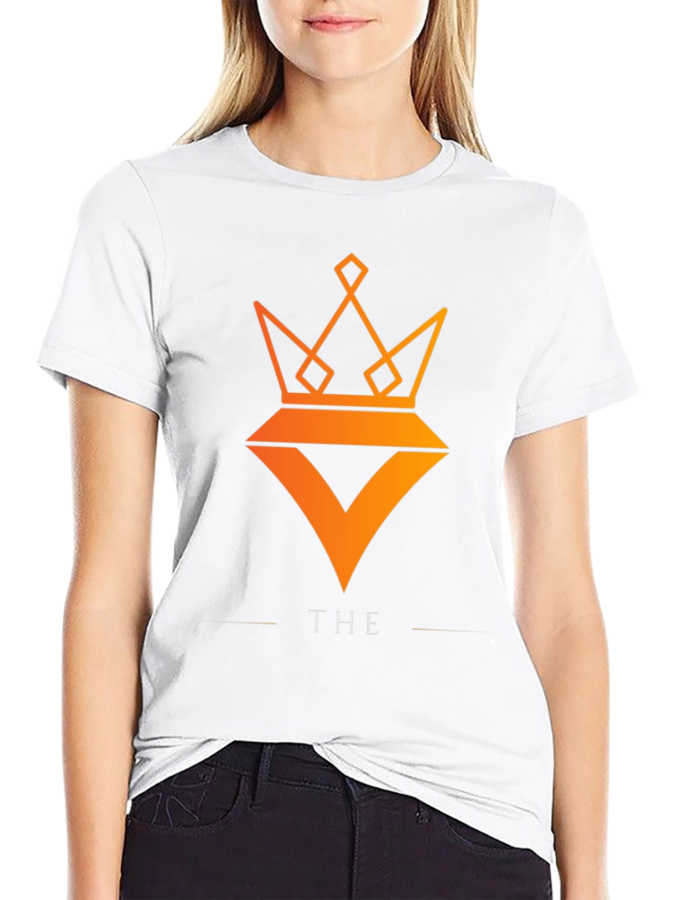 The Crown Black Tee