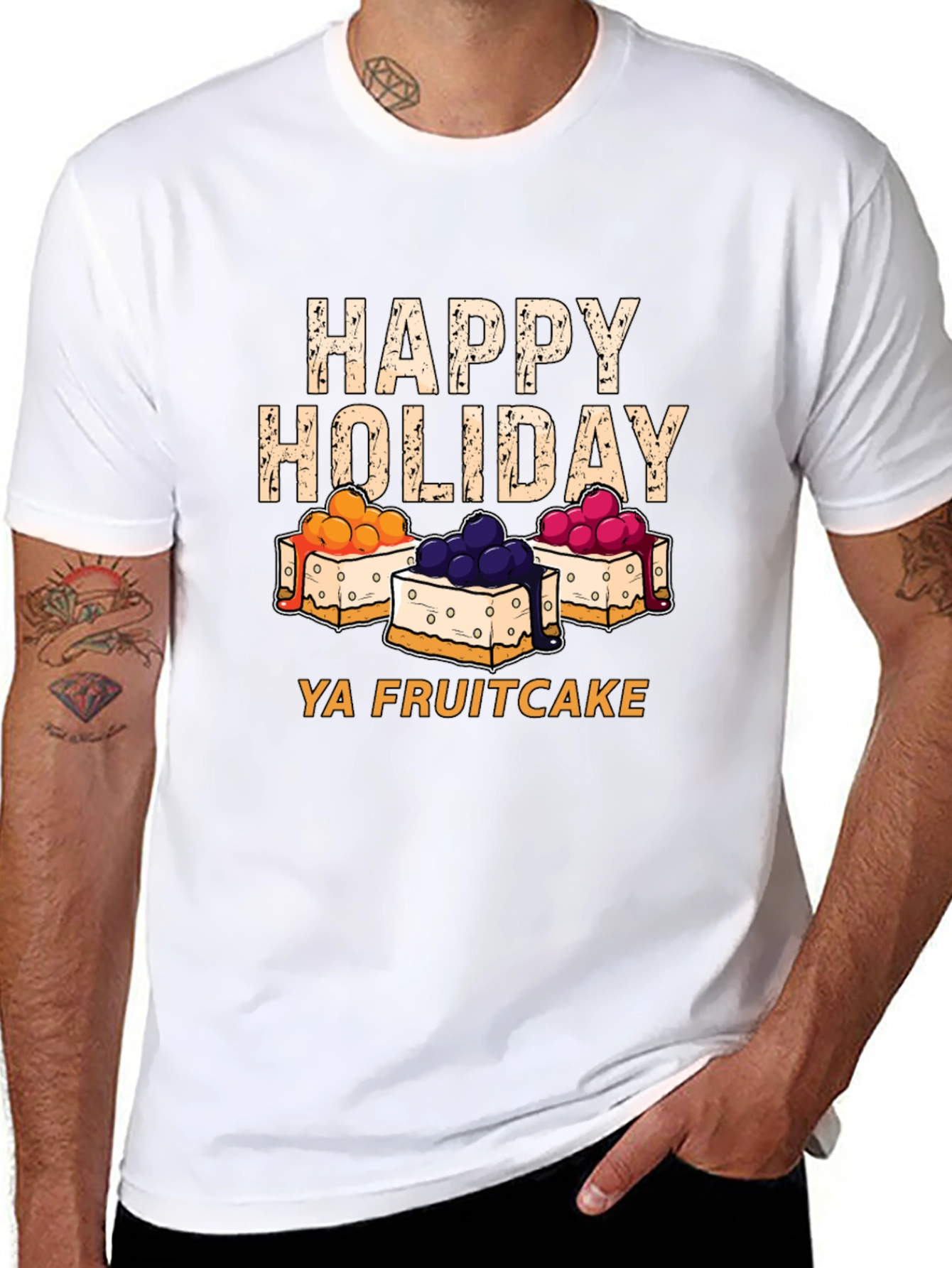 Happy Holiday Fruitcake T-Shirt