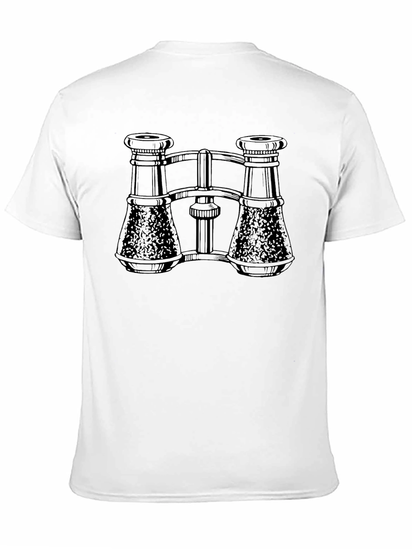Binoculars Graphic Black T-Shirt