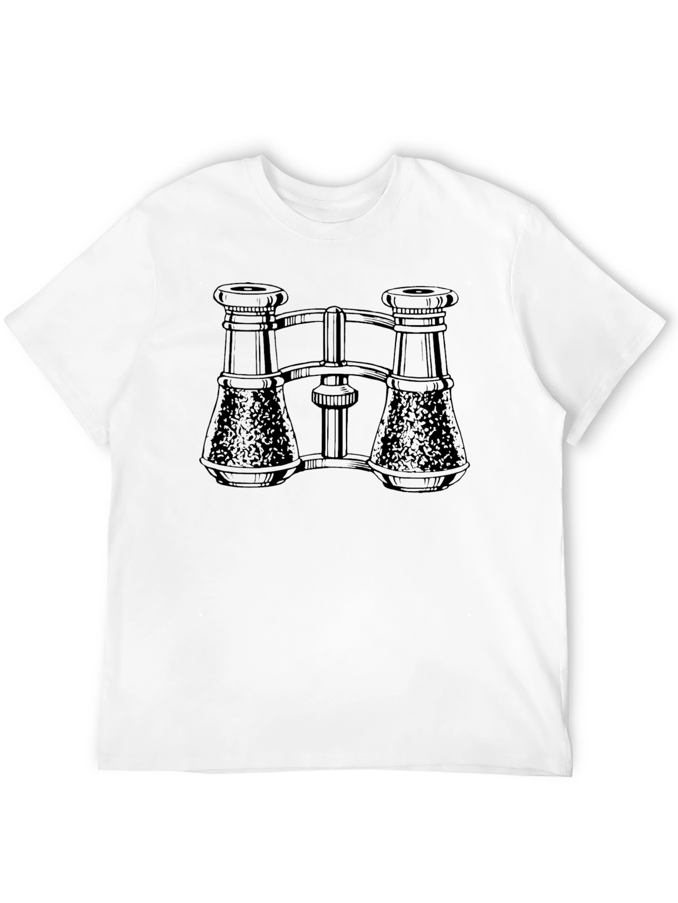 Binoculars Graphic Black T-Shirt
