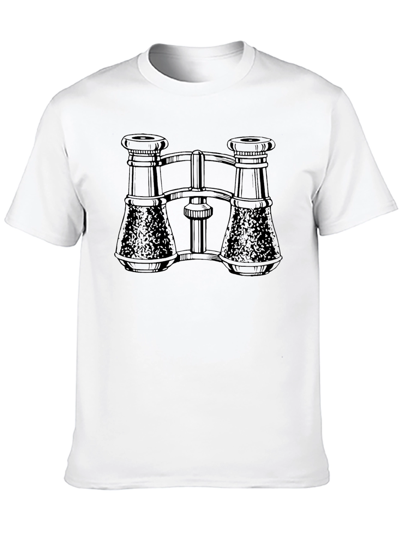 Binoculars Graphic Black T-Shirt