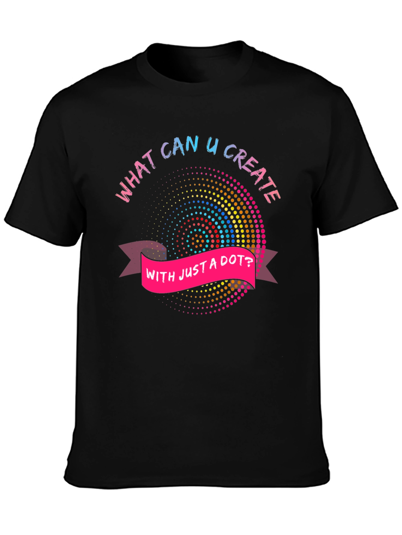 Creative Dot Art Graphic Tee