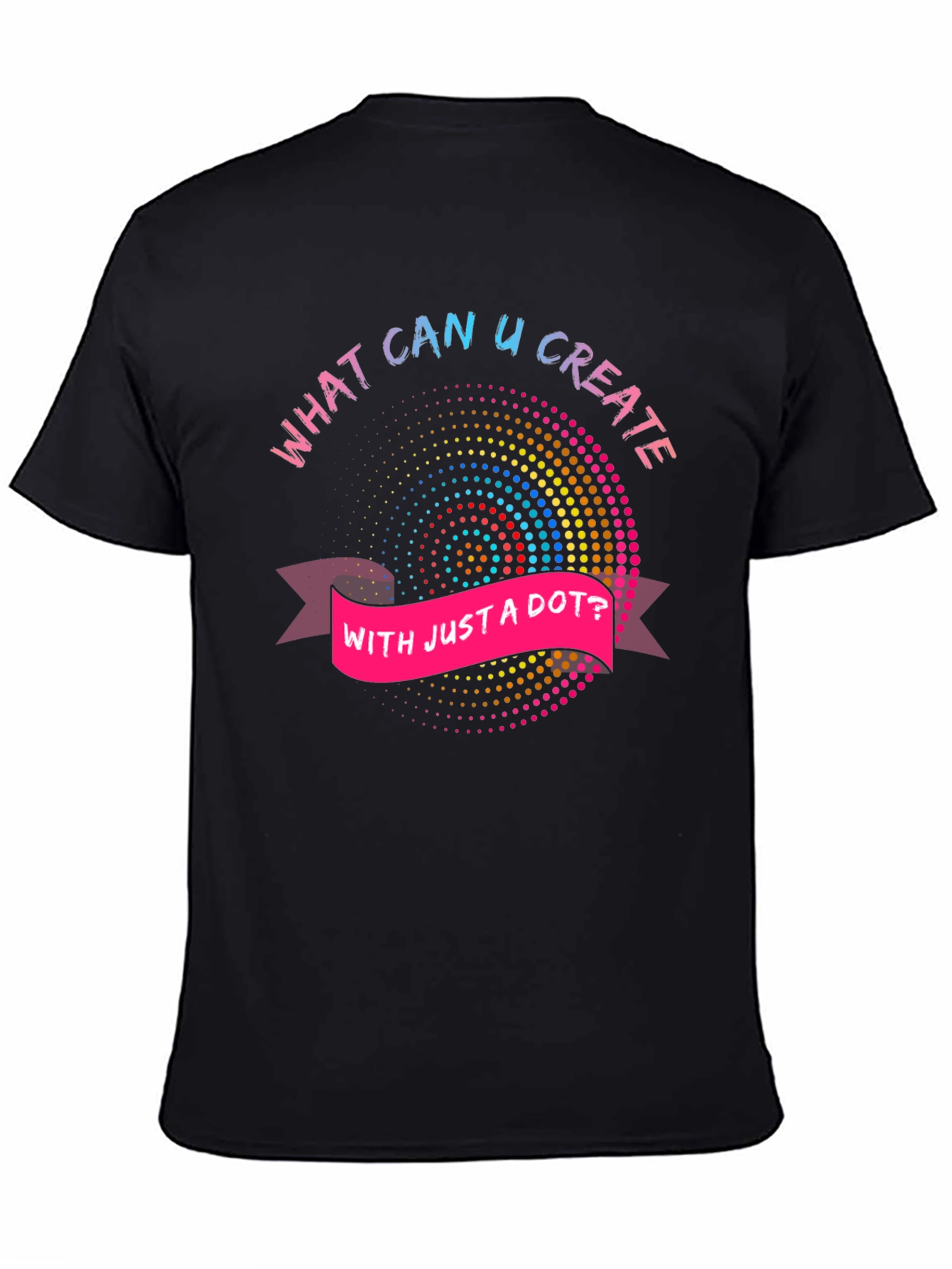 Creative Dot Art Graphic Tee