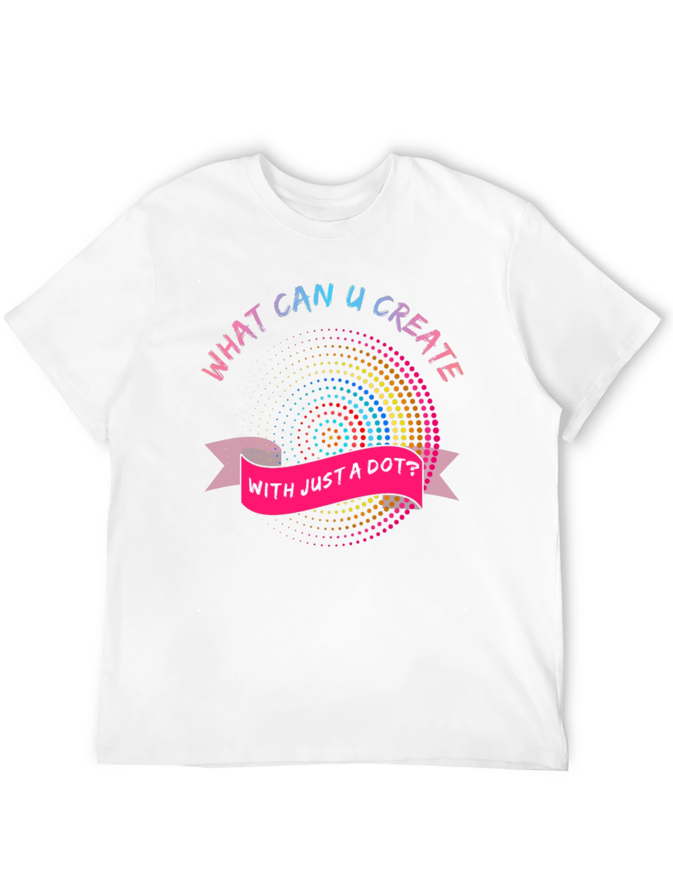 Creative Dot Art Graphic Tee