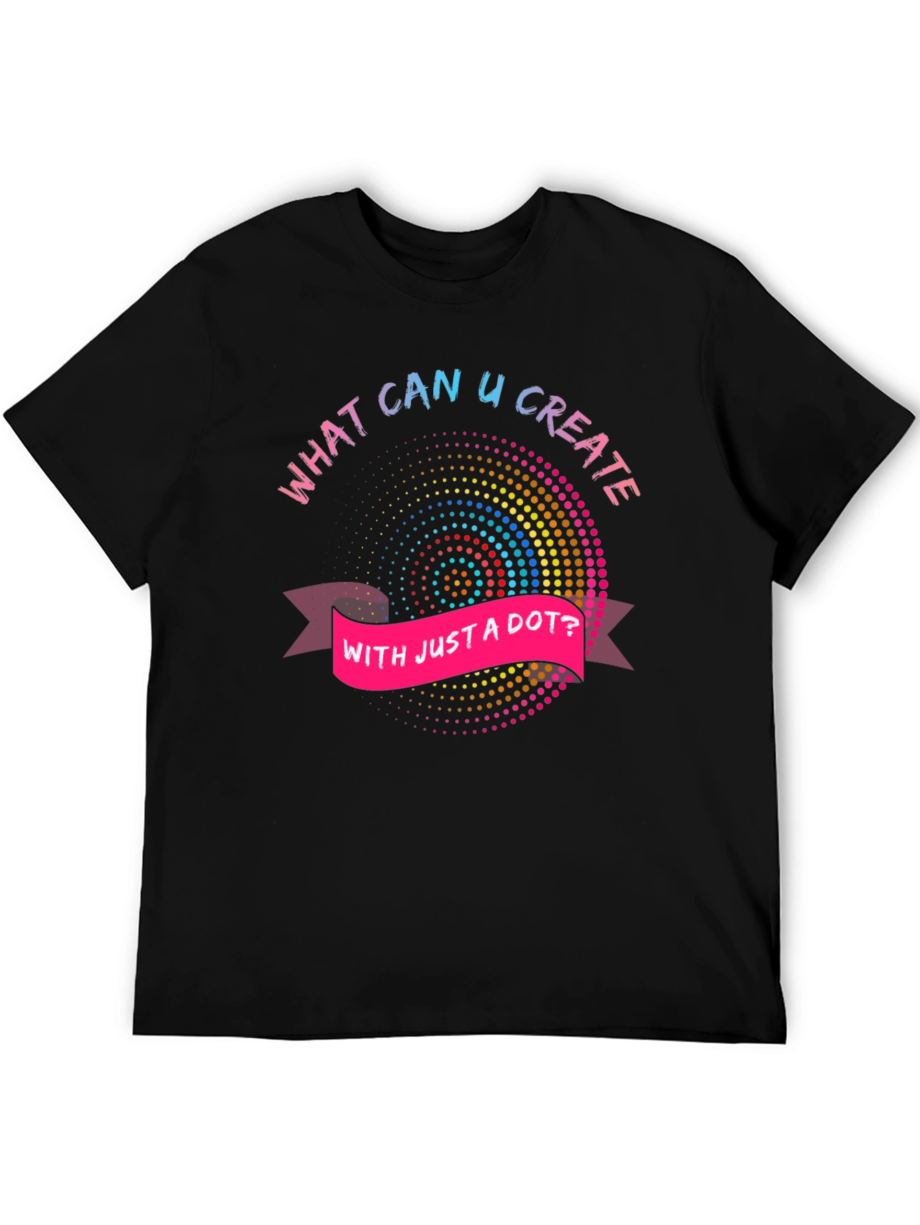 Creative Dot Art Graphic Tee