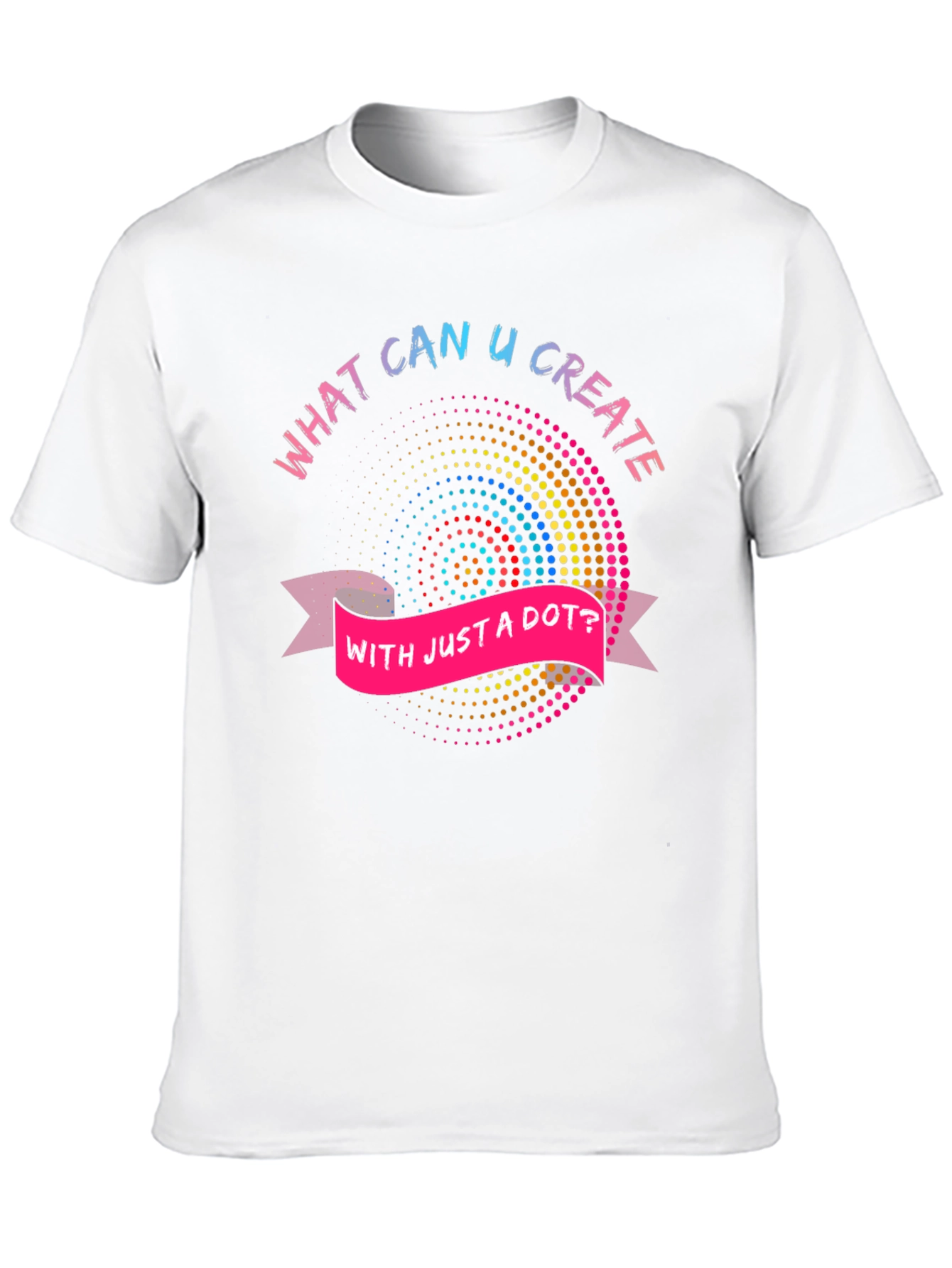 Creative Dot Art Graphic Tee