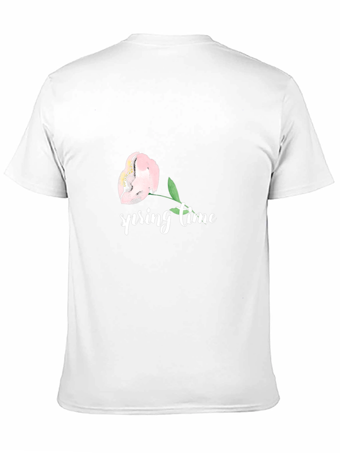 Spring Time Floral Graphic Tee - Black