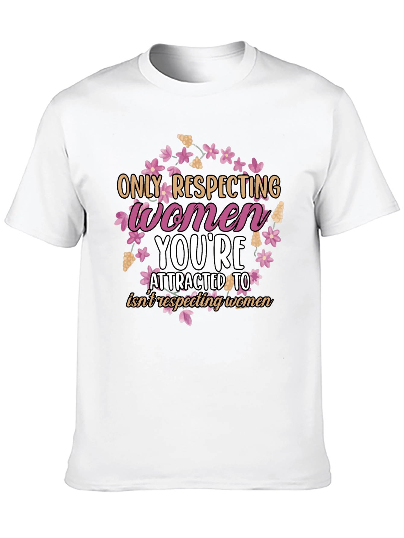 Respect Women Graphic Tee - Trendy Unisex T-Shirt