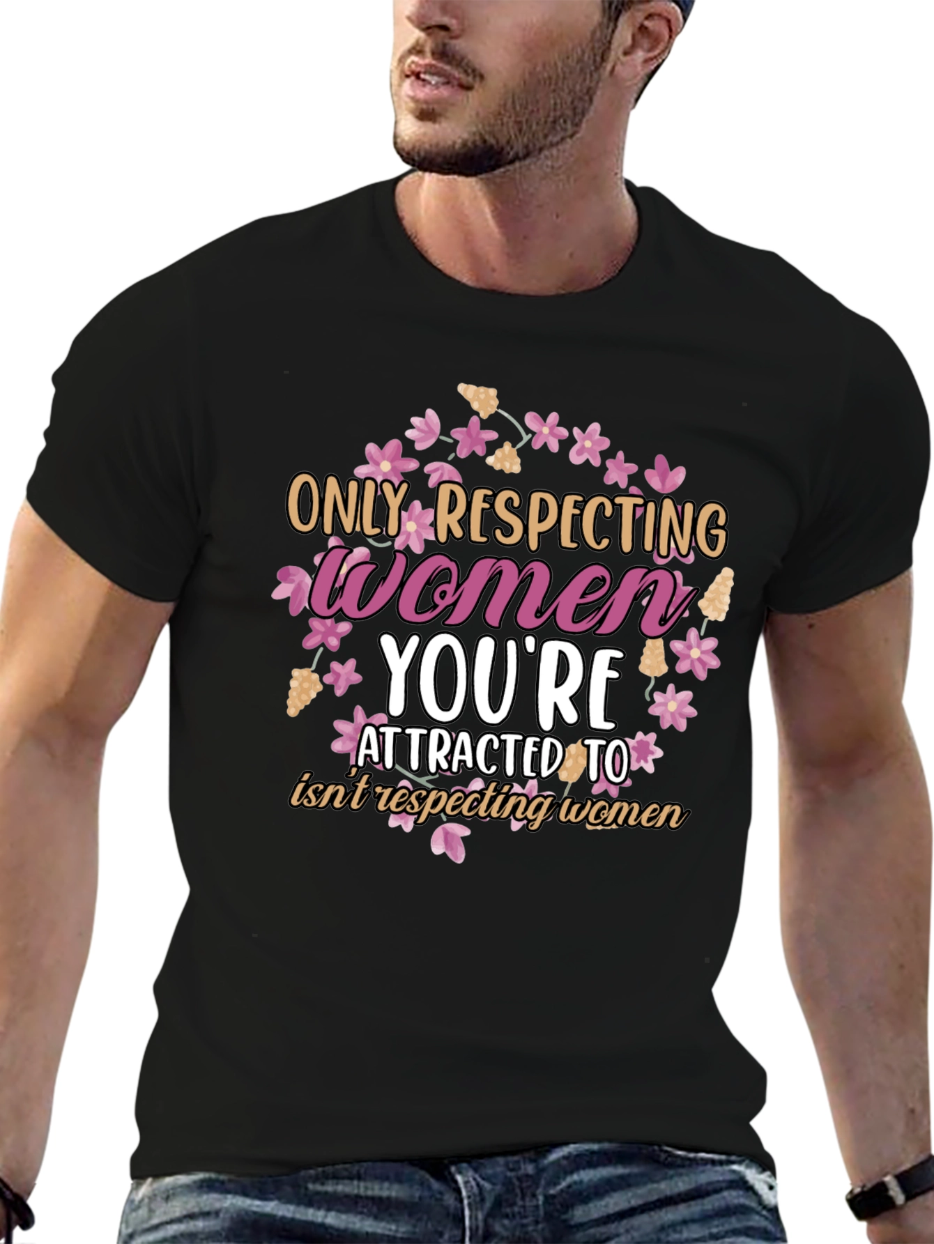 Respect Women Graphic Tee - Trendy Unisex T-Shirt