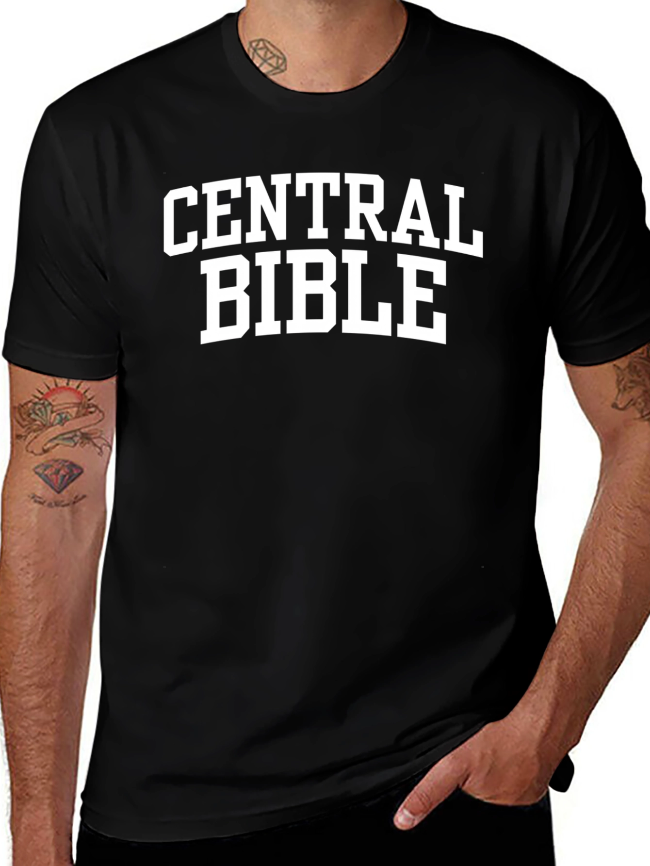 Central Bible Black T-Shirt