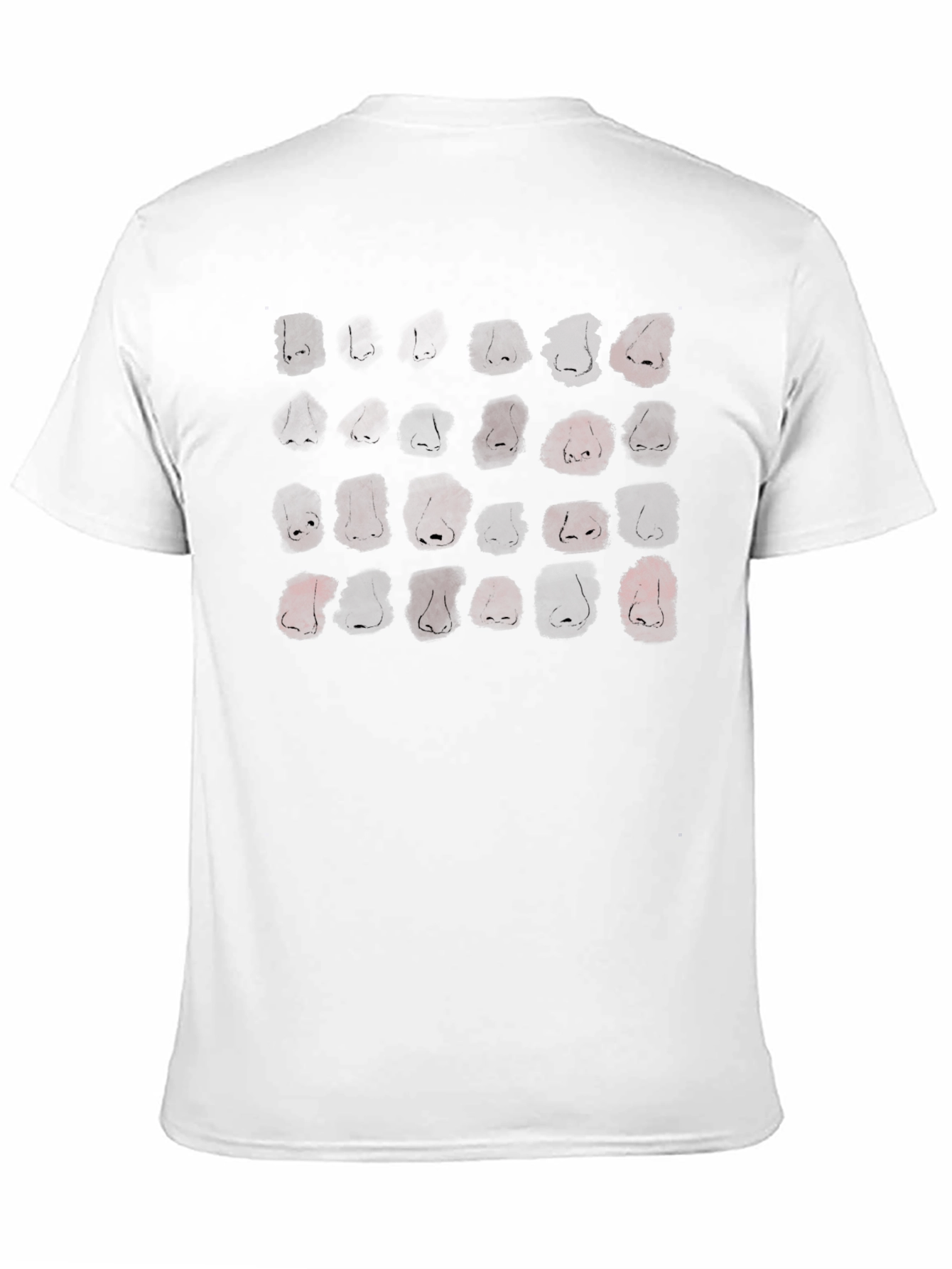 Nose Print Graphic Black T-Shirt