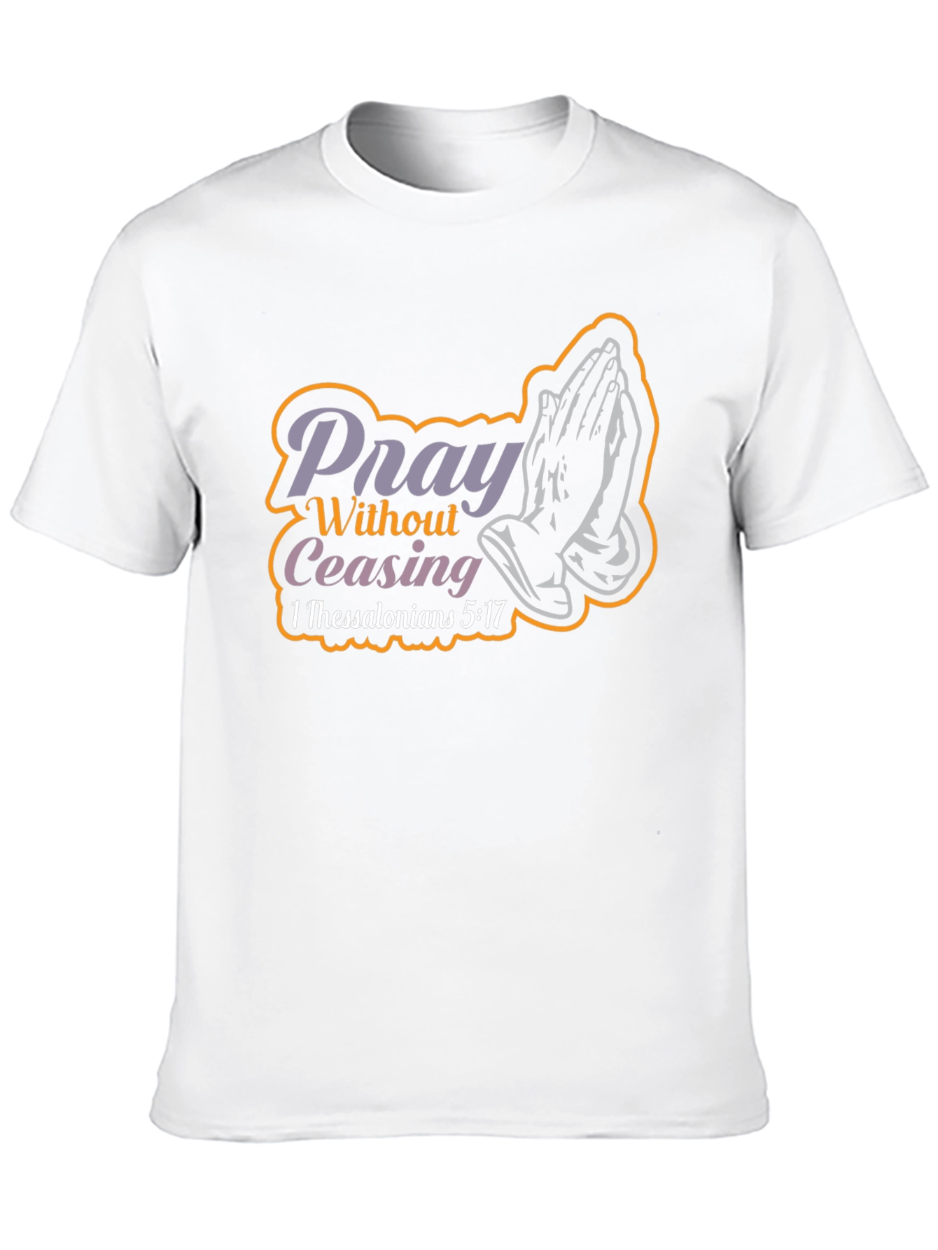 Pray Without Ceasing Black T-Shirt