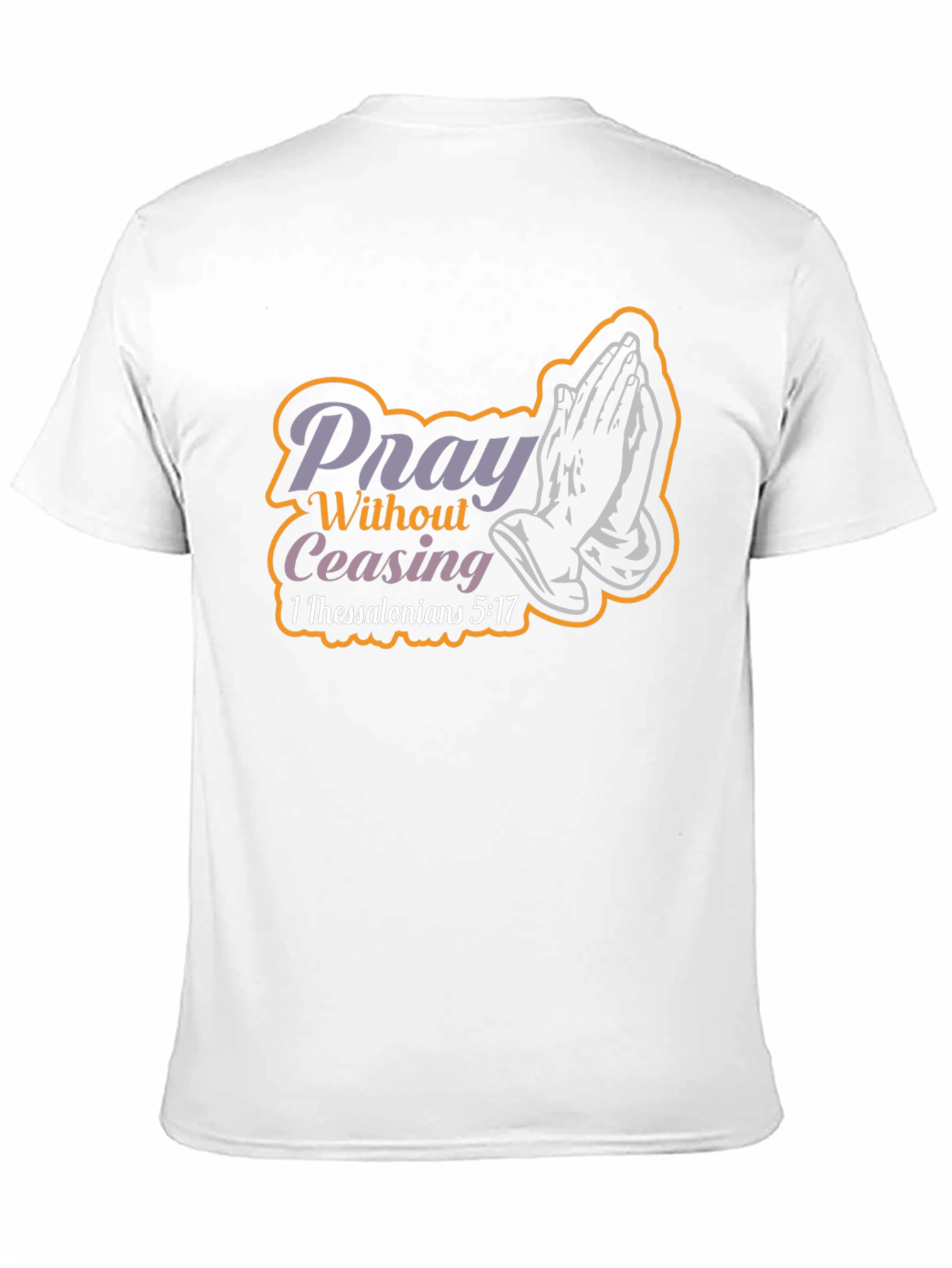 Pray Without Ceasing Black T-Shirt