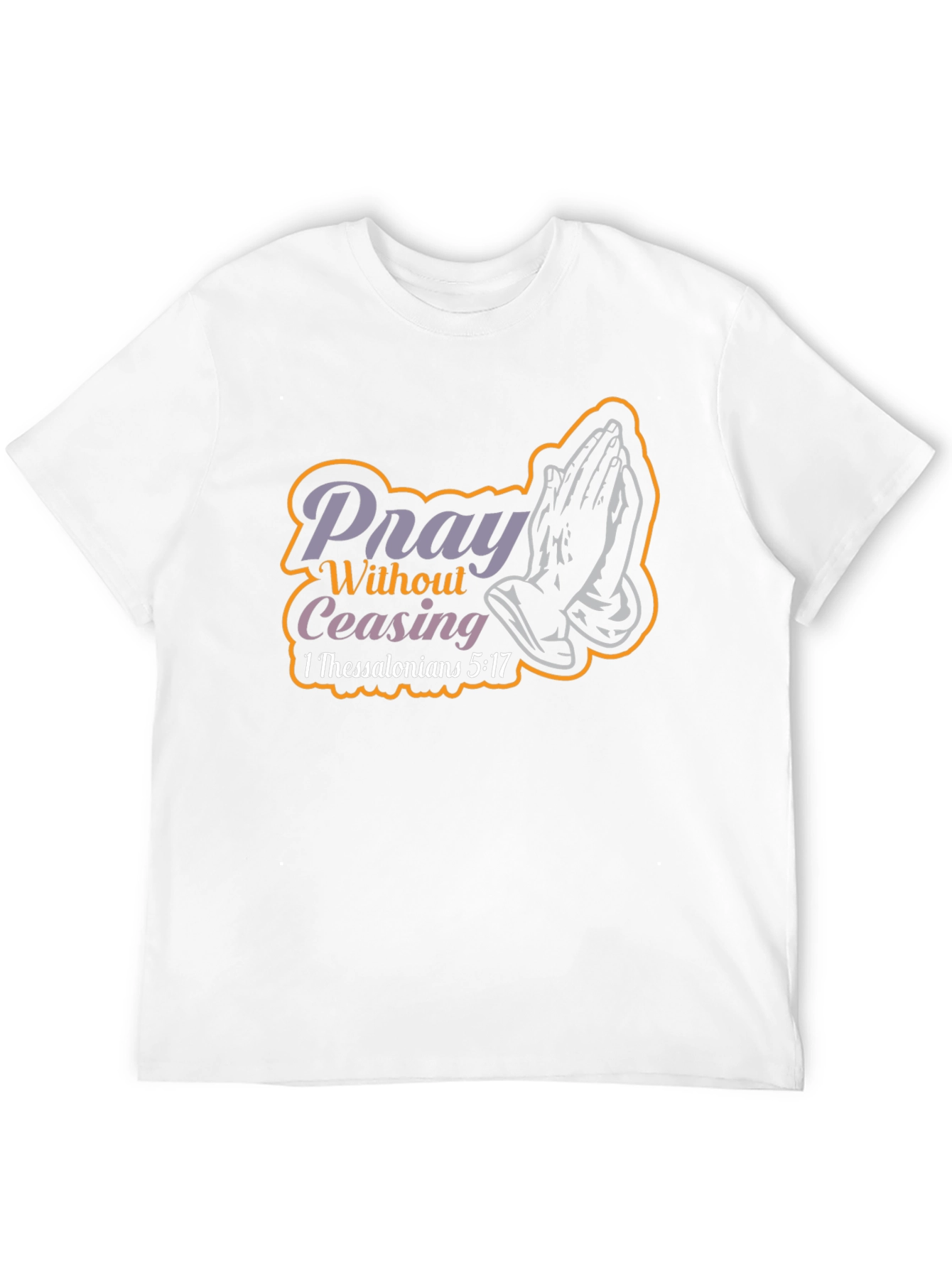Pray Without Ceasing Black T-Shirt