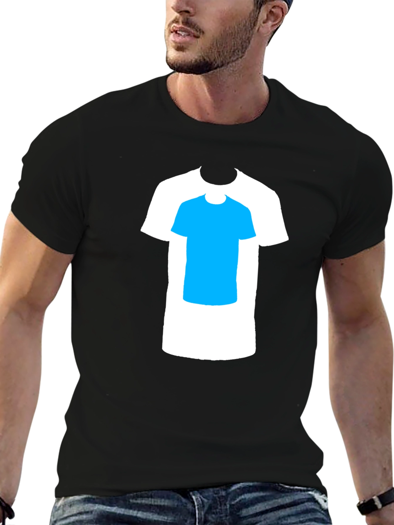 T-Shirt with Layered T-Shirt Design