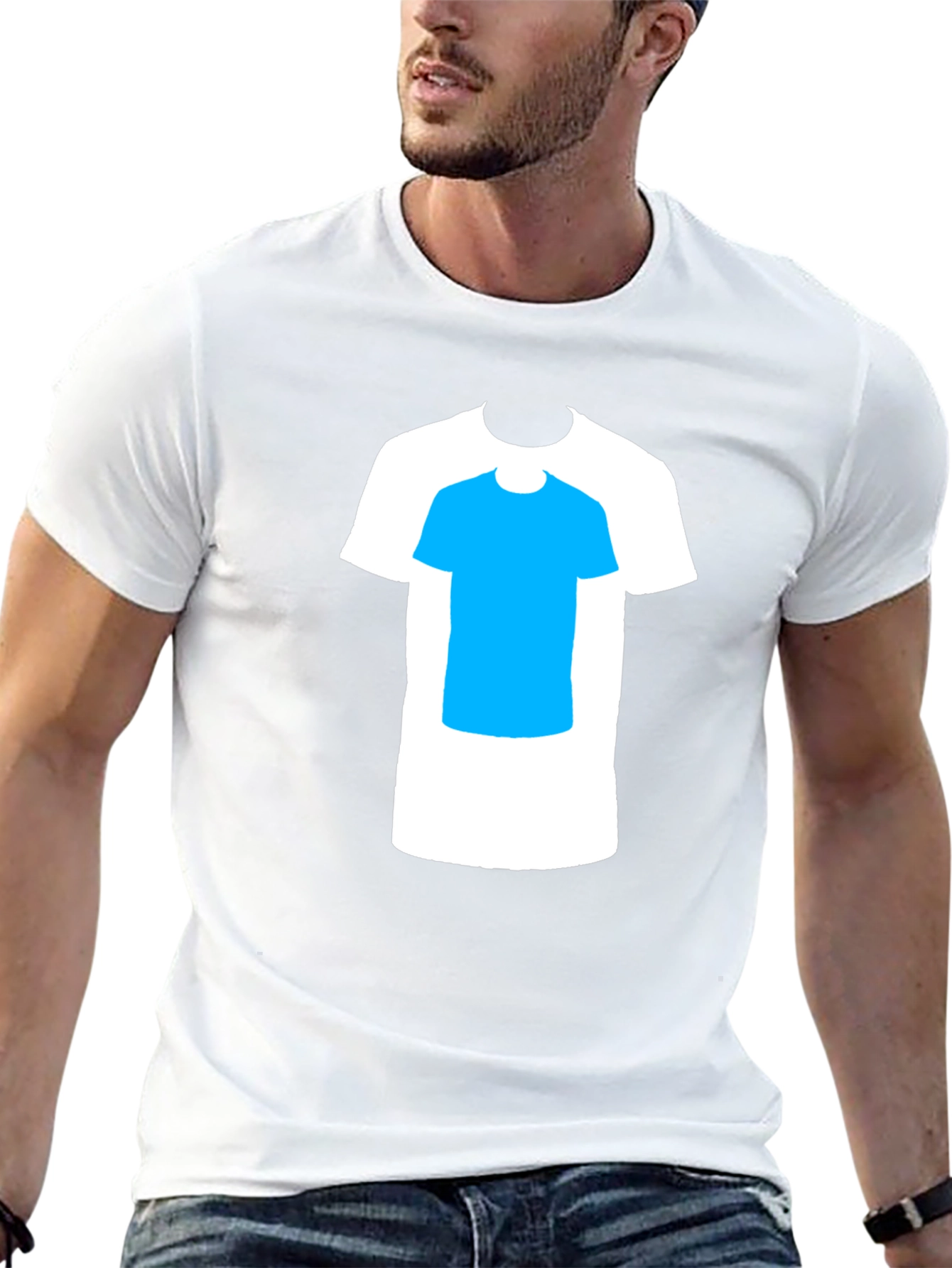 T-Shirt with Layered T-Shirt Design