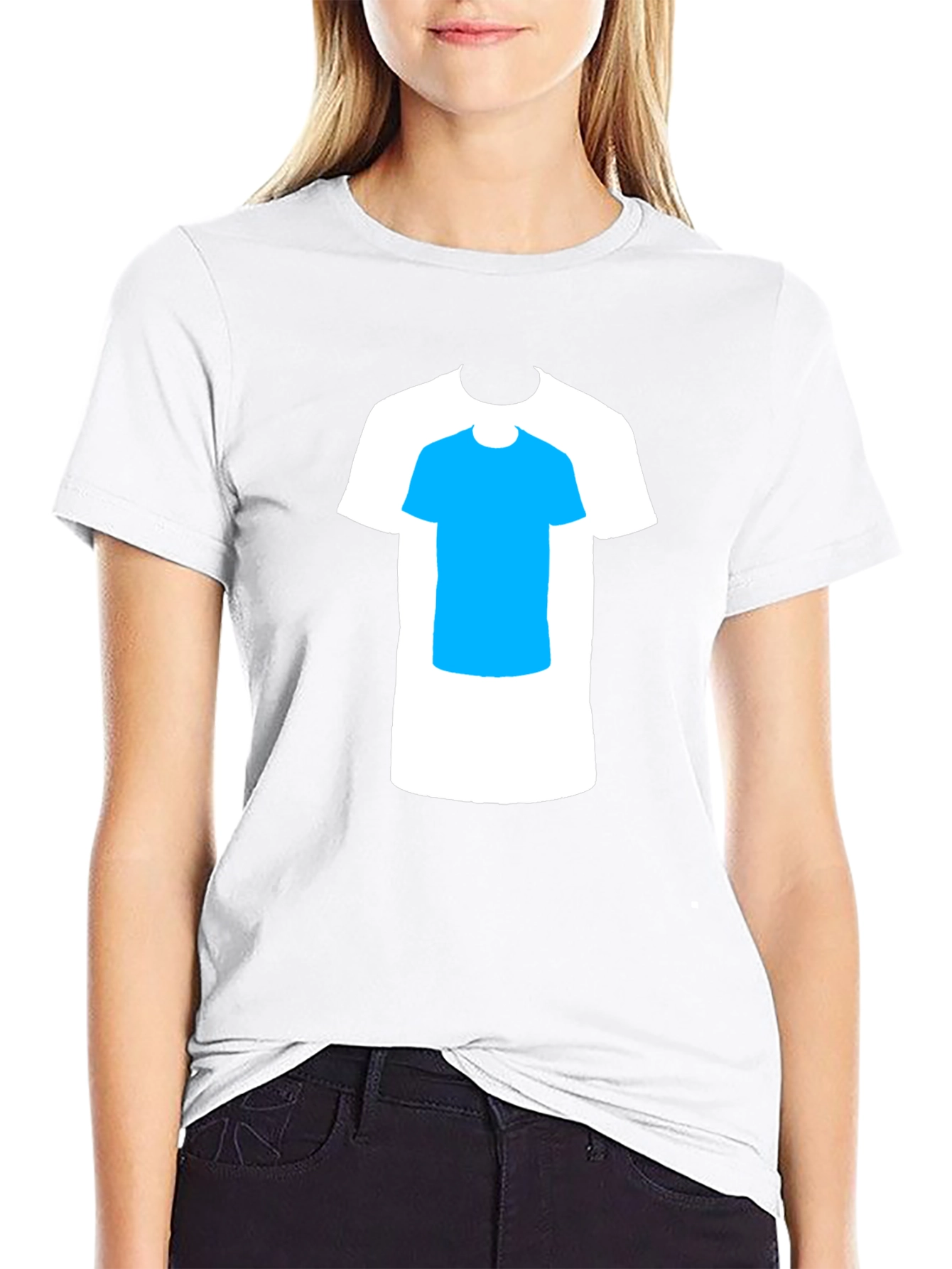 T-Shirt with Layered T-Shirt Design