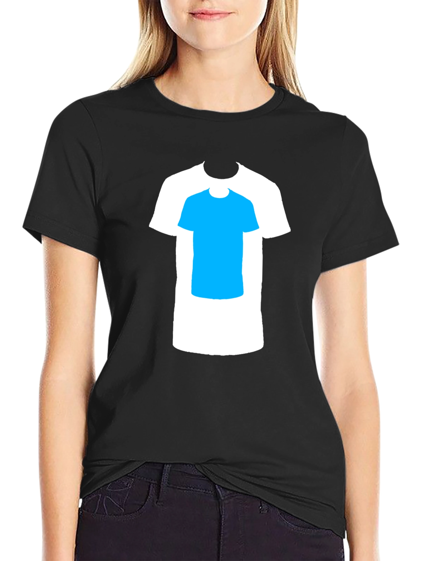 T-Shirt with Layered T-Shirt Design