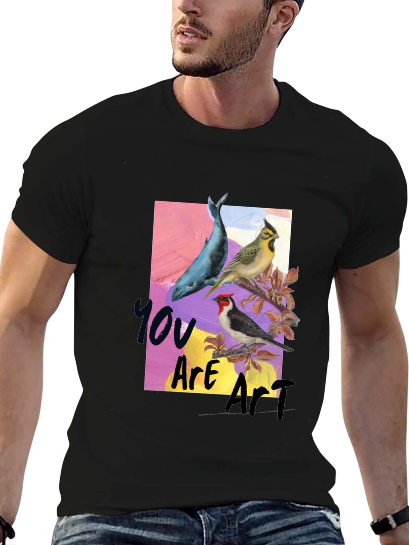 Unique Graphic Tee - You Are Art