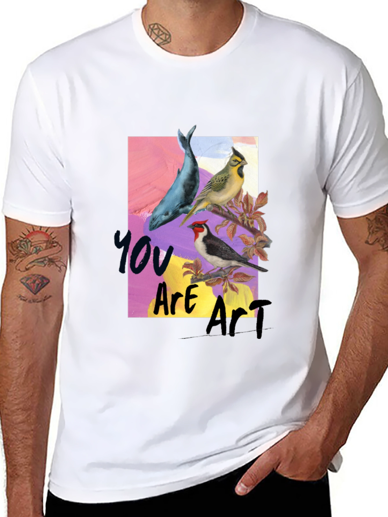 Unique Graphic Tee - You Are Art