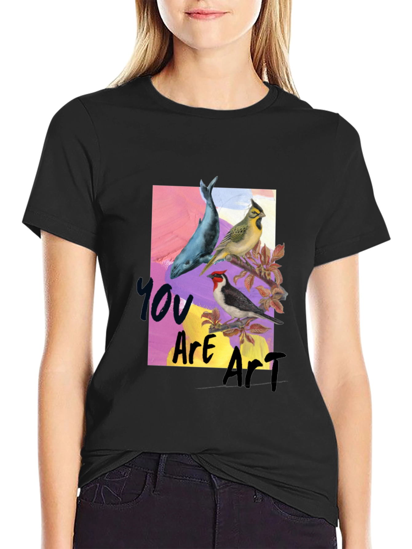 Unique Graphic Tee - You Are Art