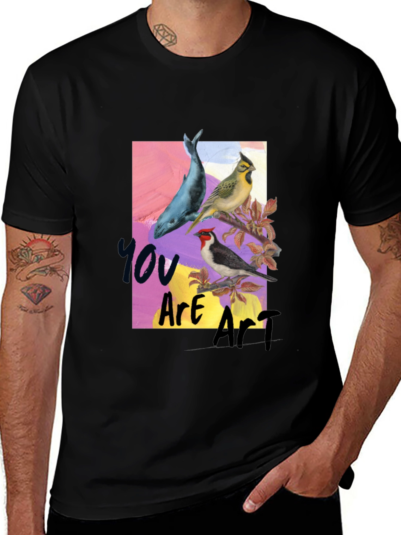 Unique Graphic Tee - You Are Art