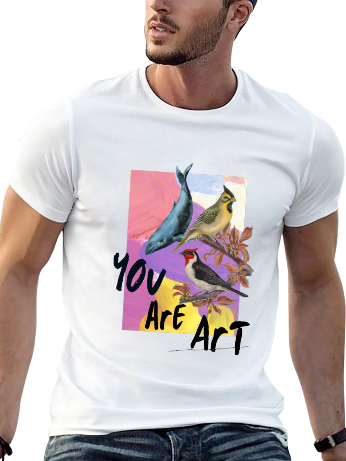 Unique Graphic Tee - You Are Art