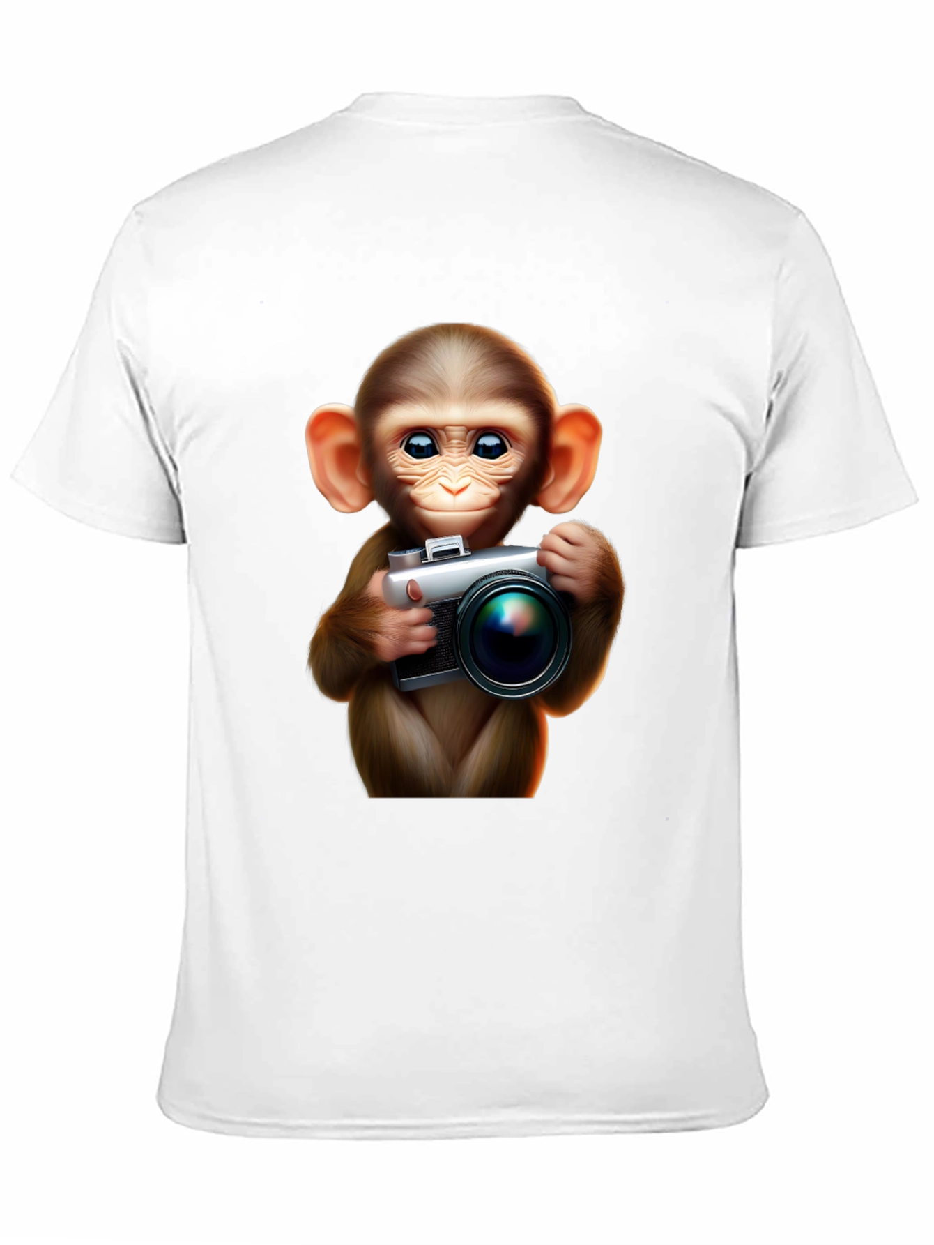 Monkey Photographer Graphic Tee