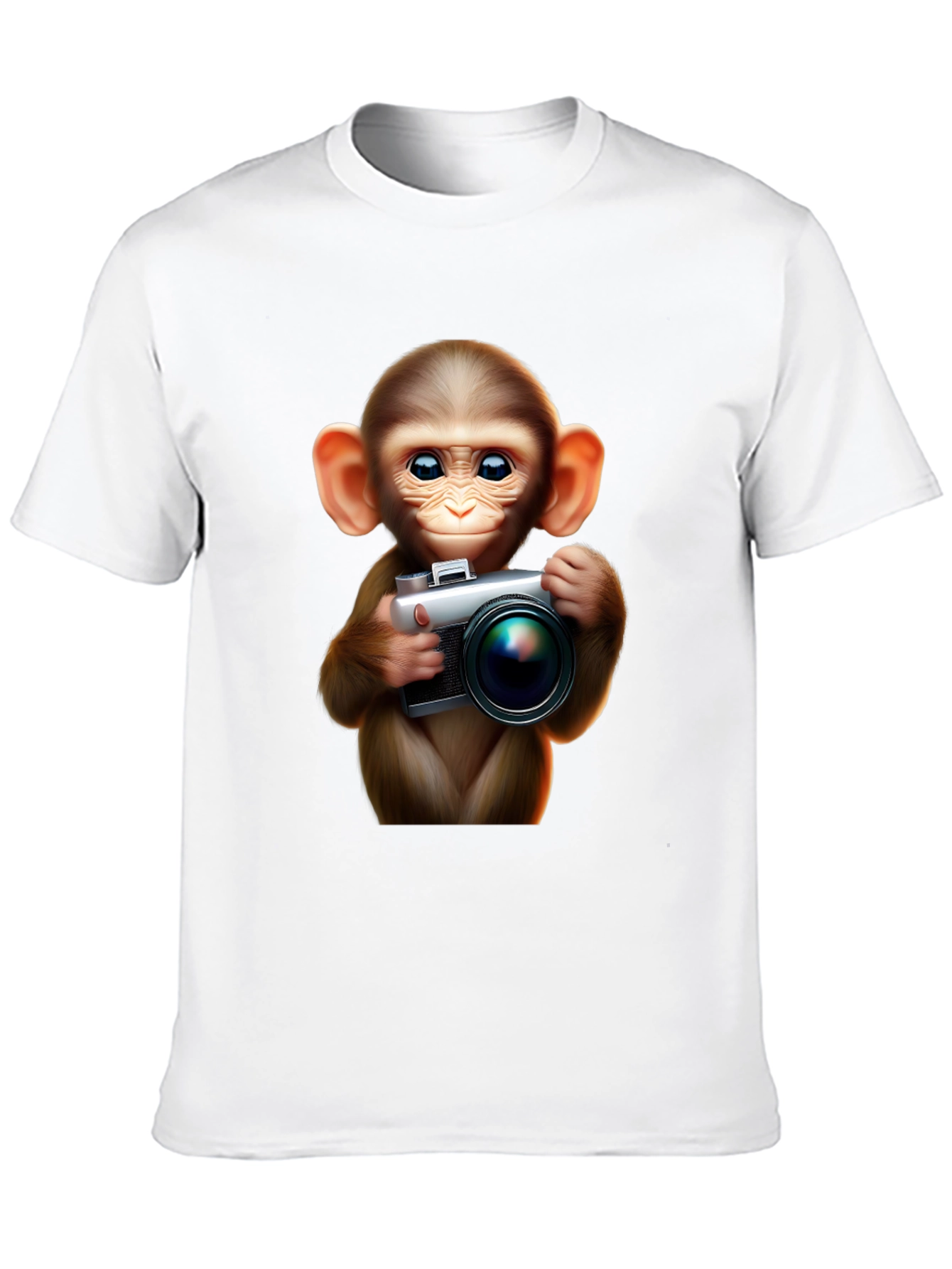 Monkey Photographer Graphic Tee