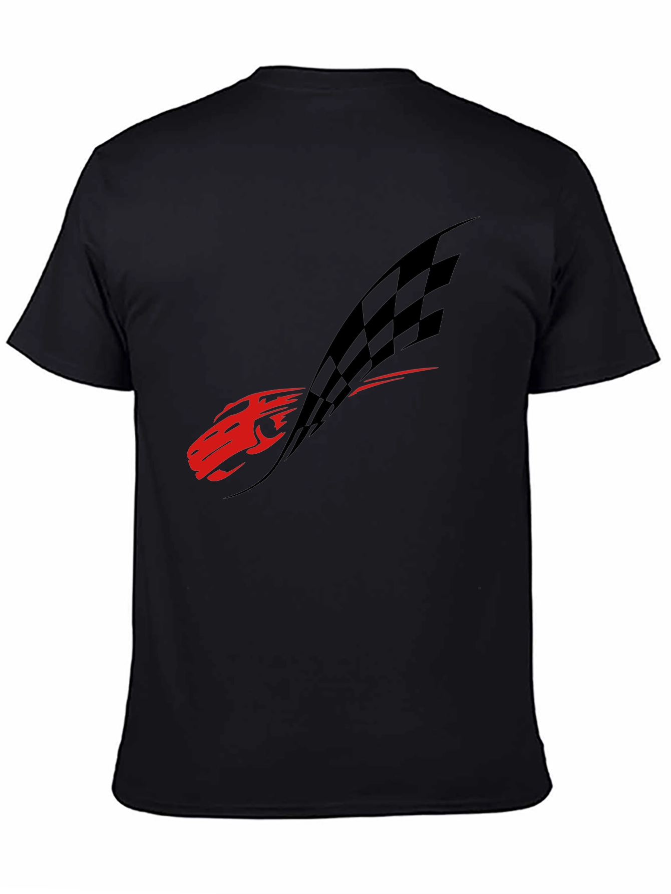 Red Racecar Black Tee