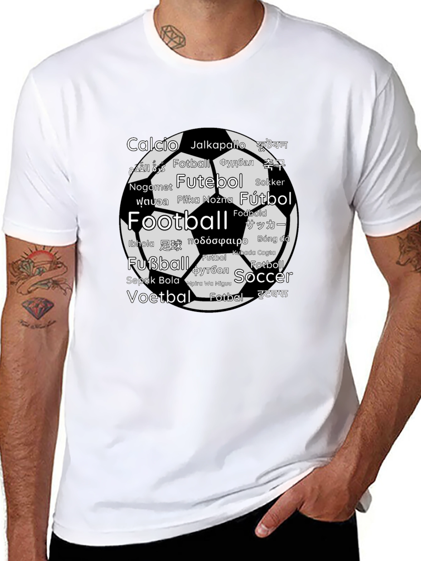 Worldwide Football T-Shirt - Soccer Fan Tee