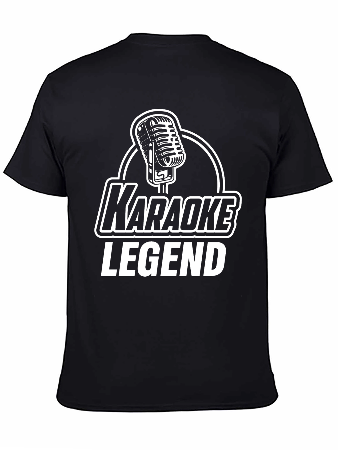Karaoke Legend T-Shirt - Microphone Graphic Tee