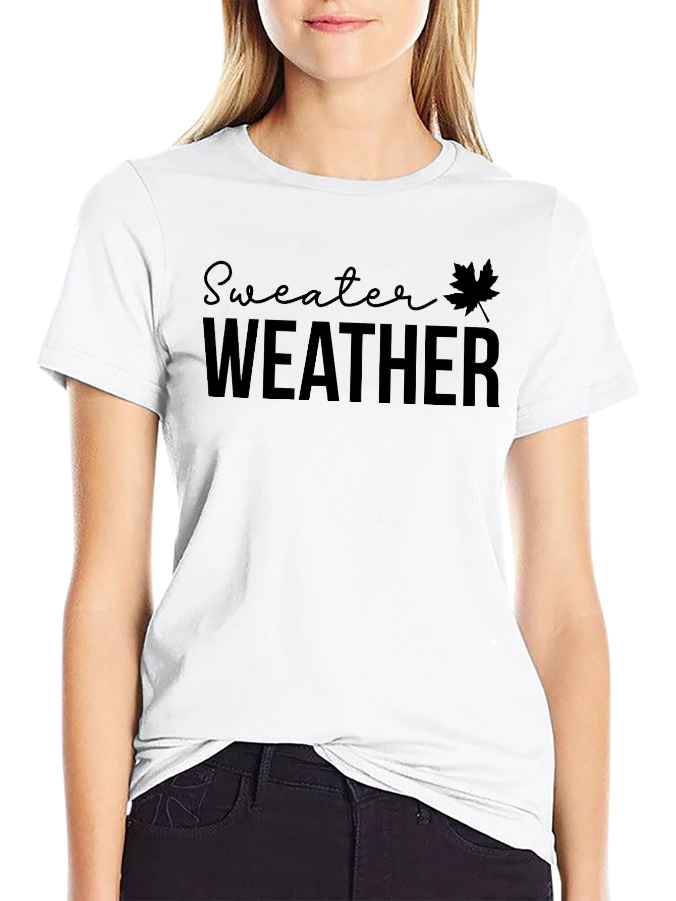 Sweater Weather T-Shirt - Fall Fashion